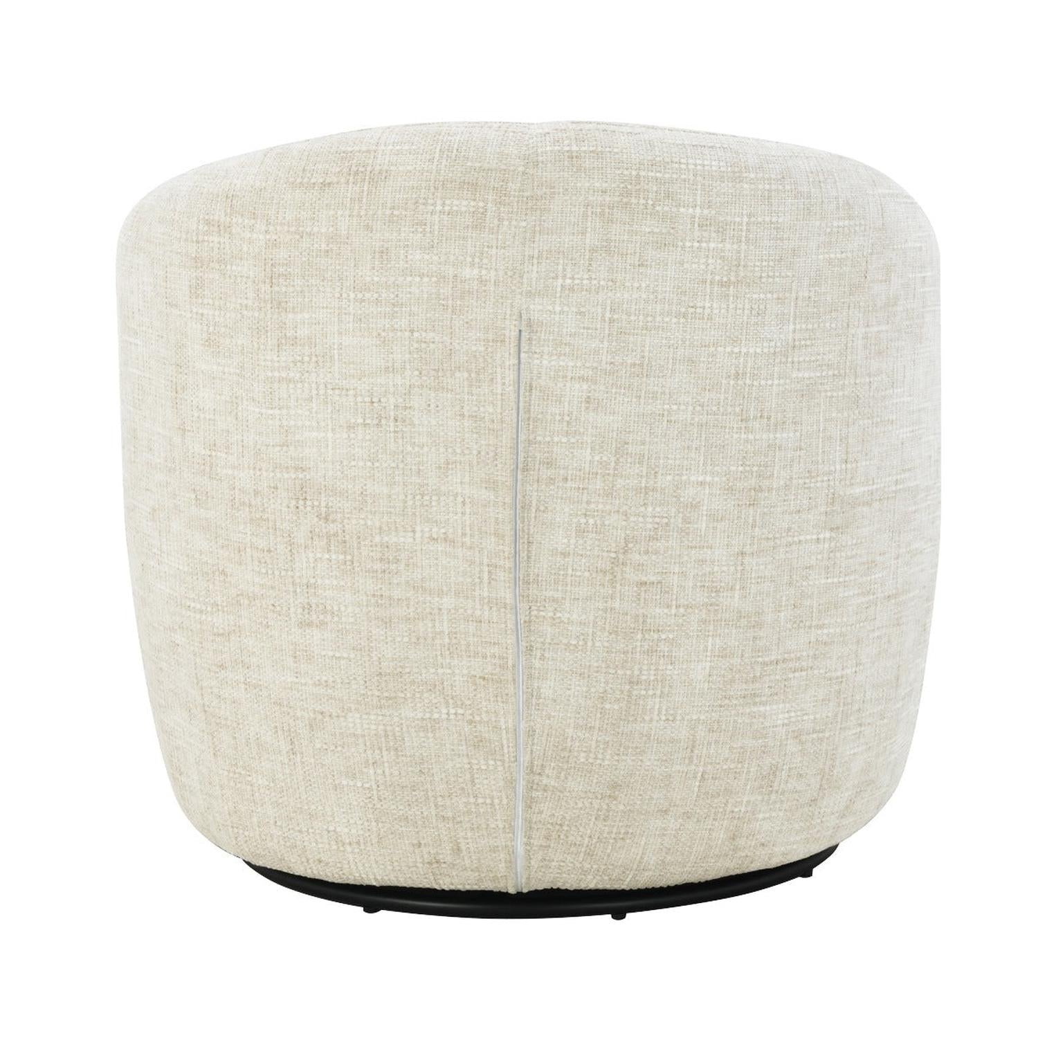 Loungesessel Britt drehbar - Cremeweiß-Loungesessel-Livingfurn-le canapé