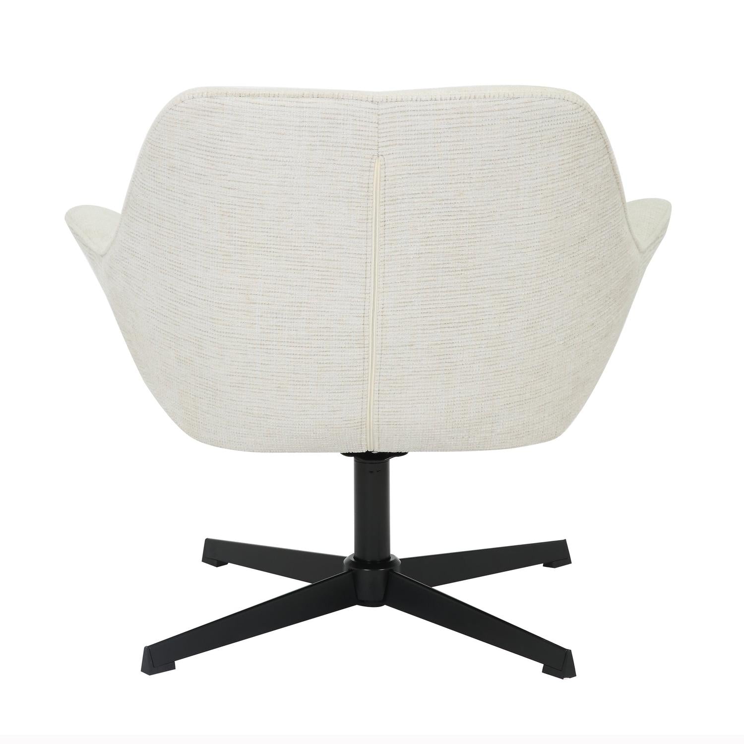 Loungesessel Daphne drehbar - Sandbraun-Loungesessel-Livingfurn-le canapé