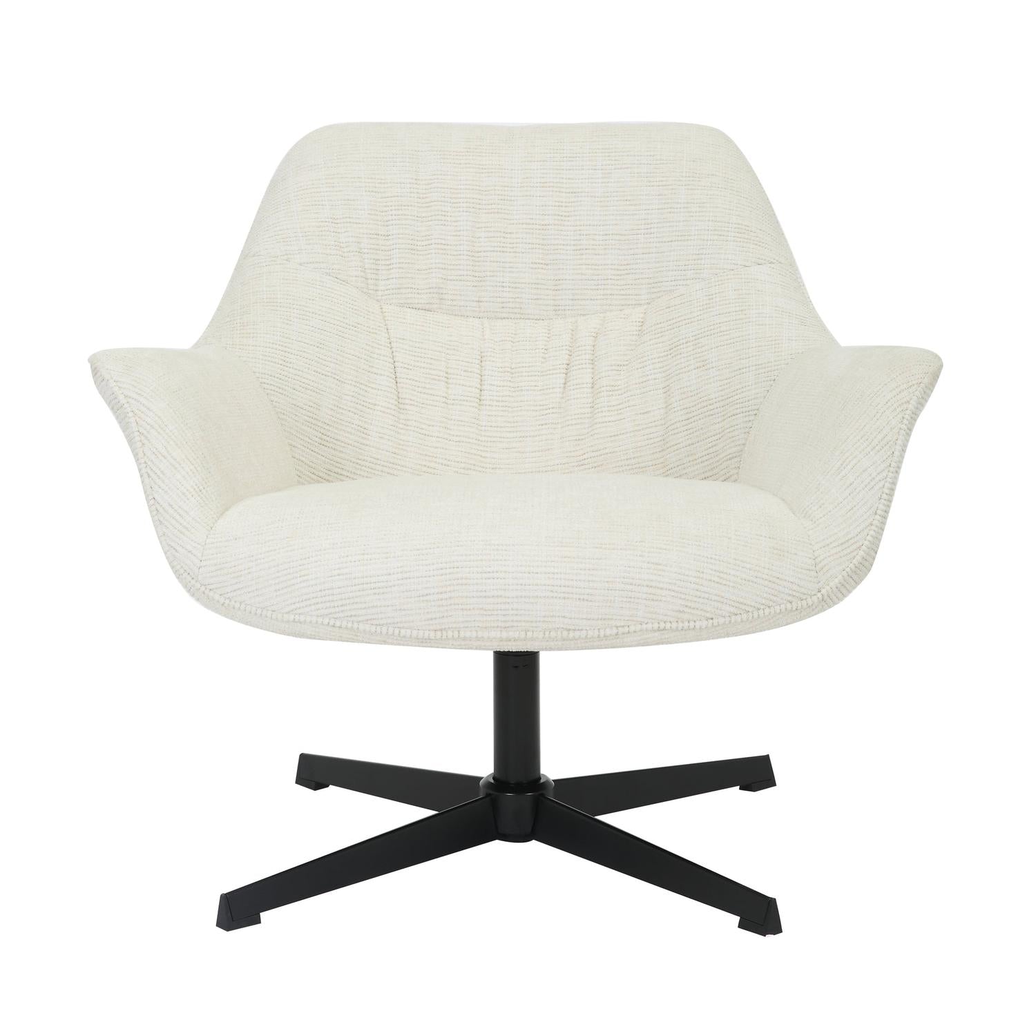 Loungesessel Daphne drehbar - Sandbraun-Loungesessel-Livingfurn-le canapé