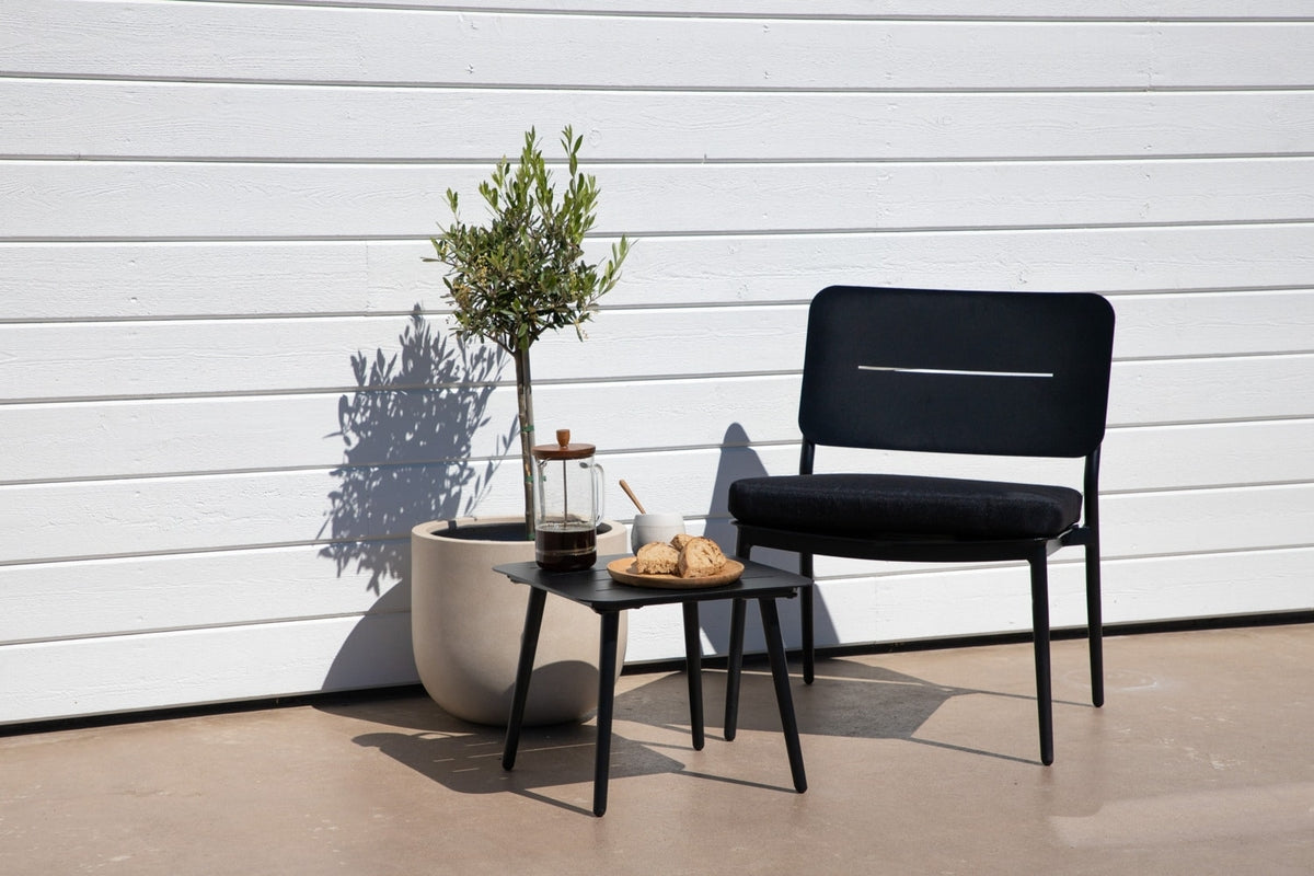 Loungesessel Lina aus Metall - Schwarz-Loungesessel-Venture Home-le canapé