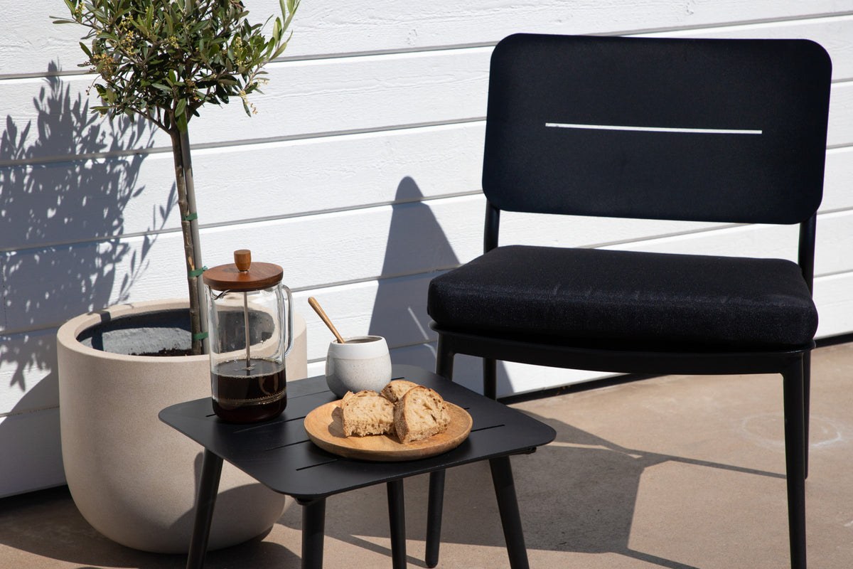 Loungesessel Lina aus Metall - Schwarz-Loungesessel-Venture Home-le canapé