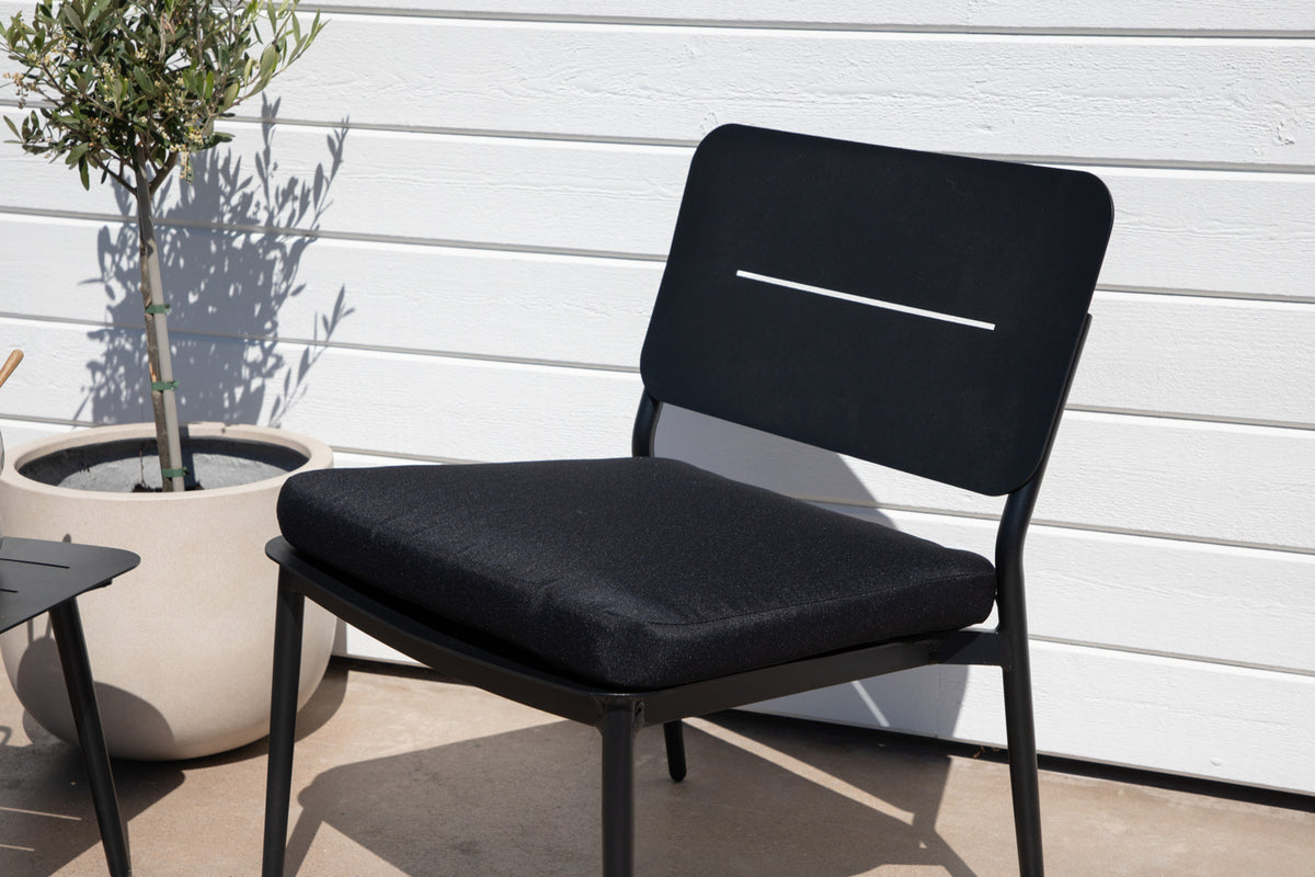Loungesessel Lina aus Metall - Schwarz-Loungesessel-Venture Home-le canapé