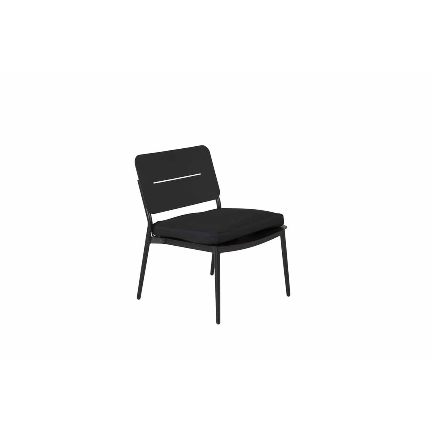 Loungesessel Lina aus Metall - Schwarz-Loungesessel-Venture Home-le canapé