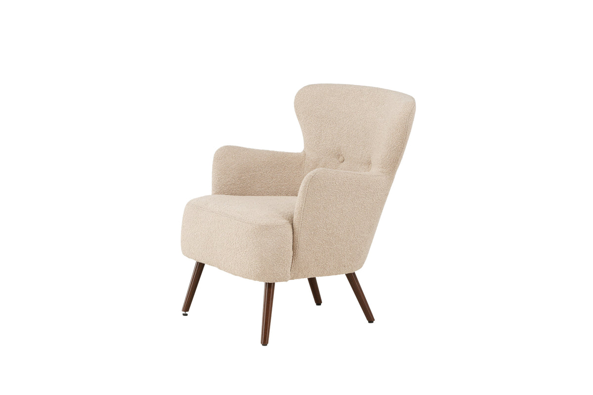 Loungesessel Lincoln mit Armlehnen - Beige-Loungesessel-Venture Home-le canapé