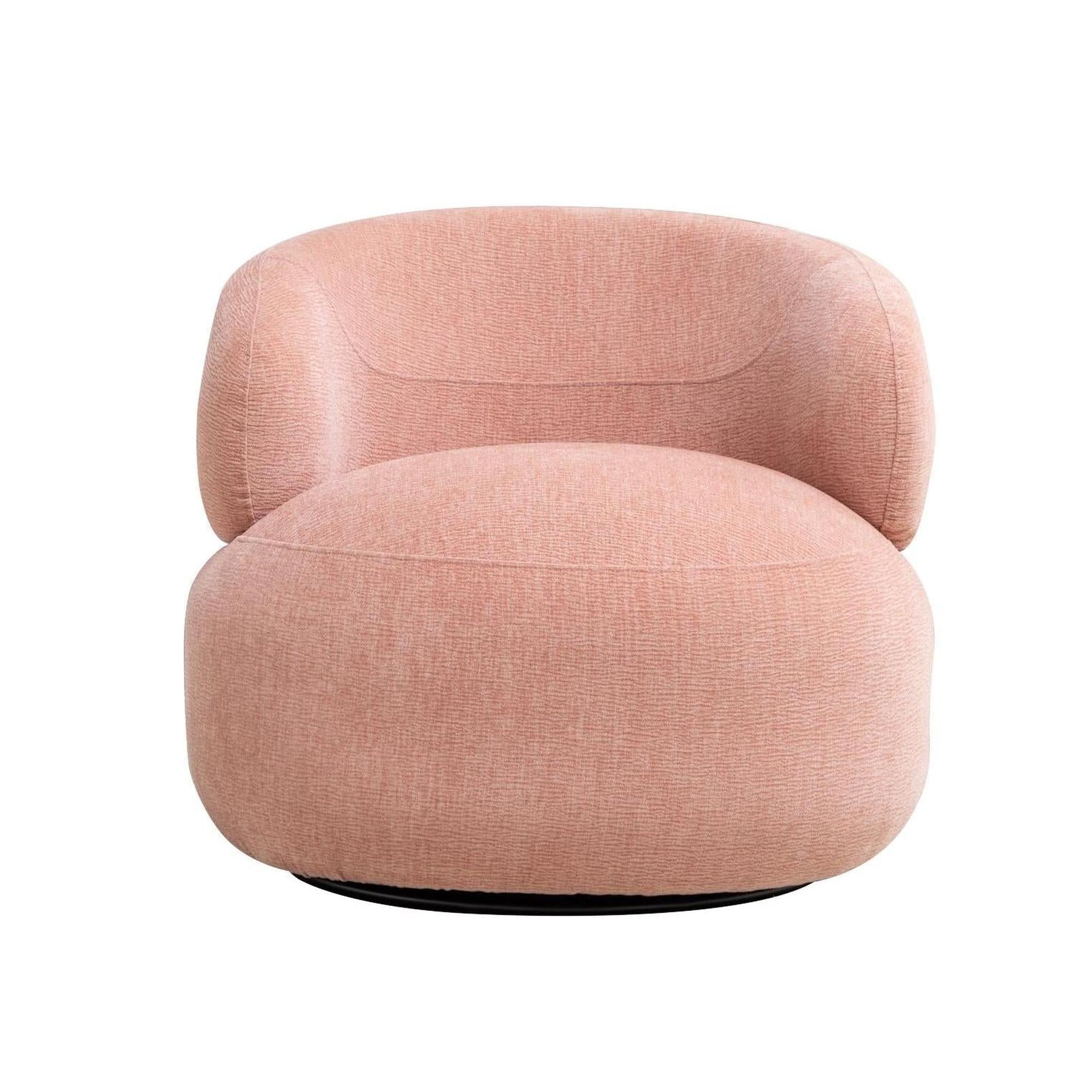 Loungesessel Max drehbar - Hellrosa4262509650025Loungesessel