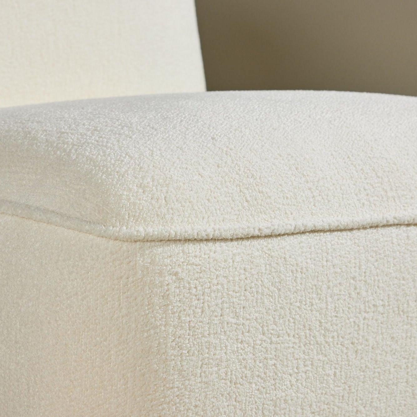 Loungesessel My aus Teddy Bouclé drehbar - Weiß-Loungesessel-Venture Home-le canapé