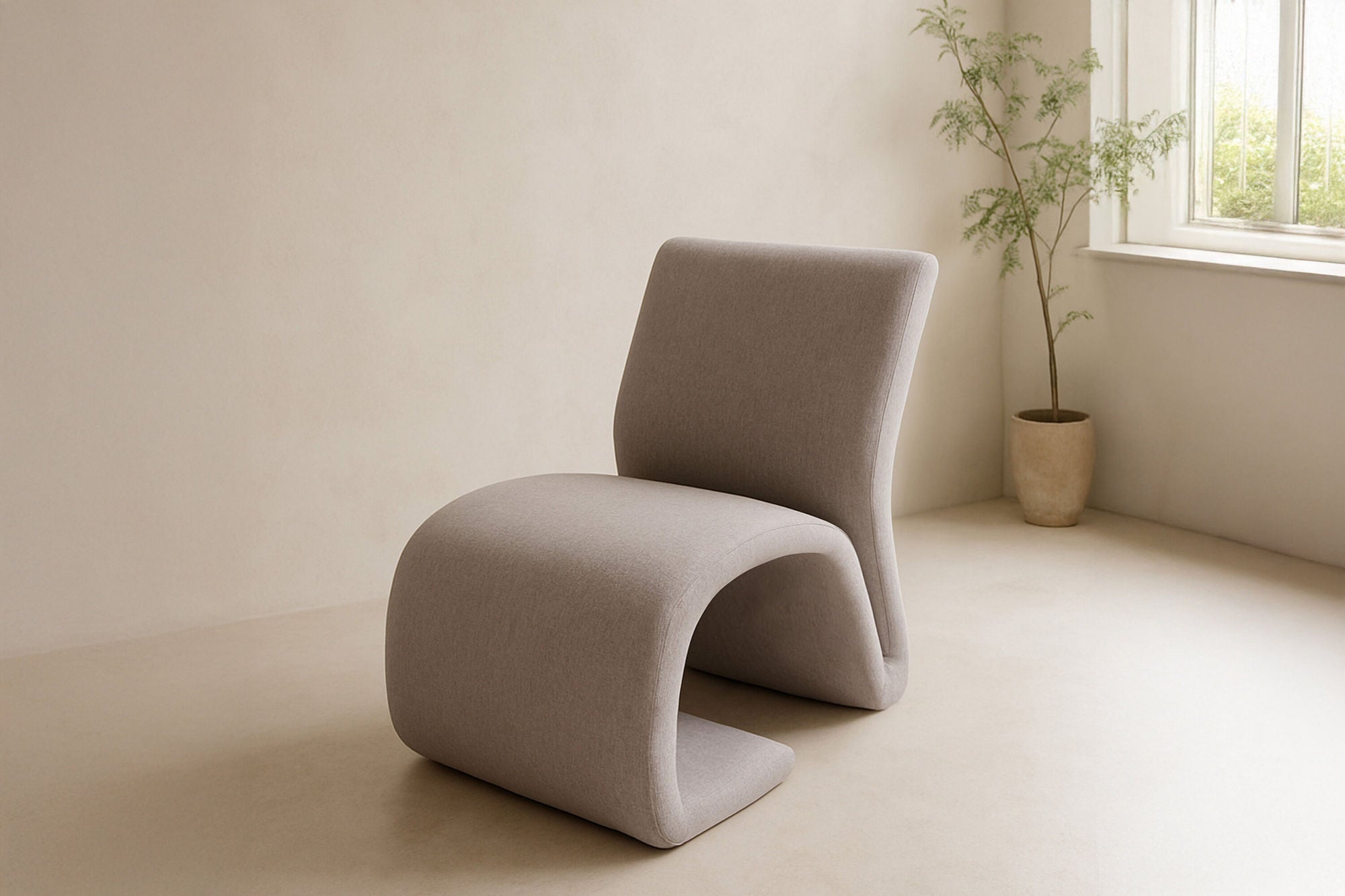 Loungesessel Rulls aus Leinen - Braun-Loungesessel-Venture Home-le canapé