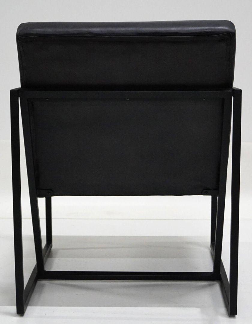 Loungesessel Tender aus Leder - Schwarz5740002224015Loungesessel