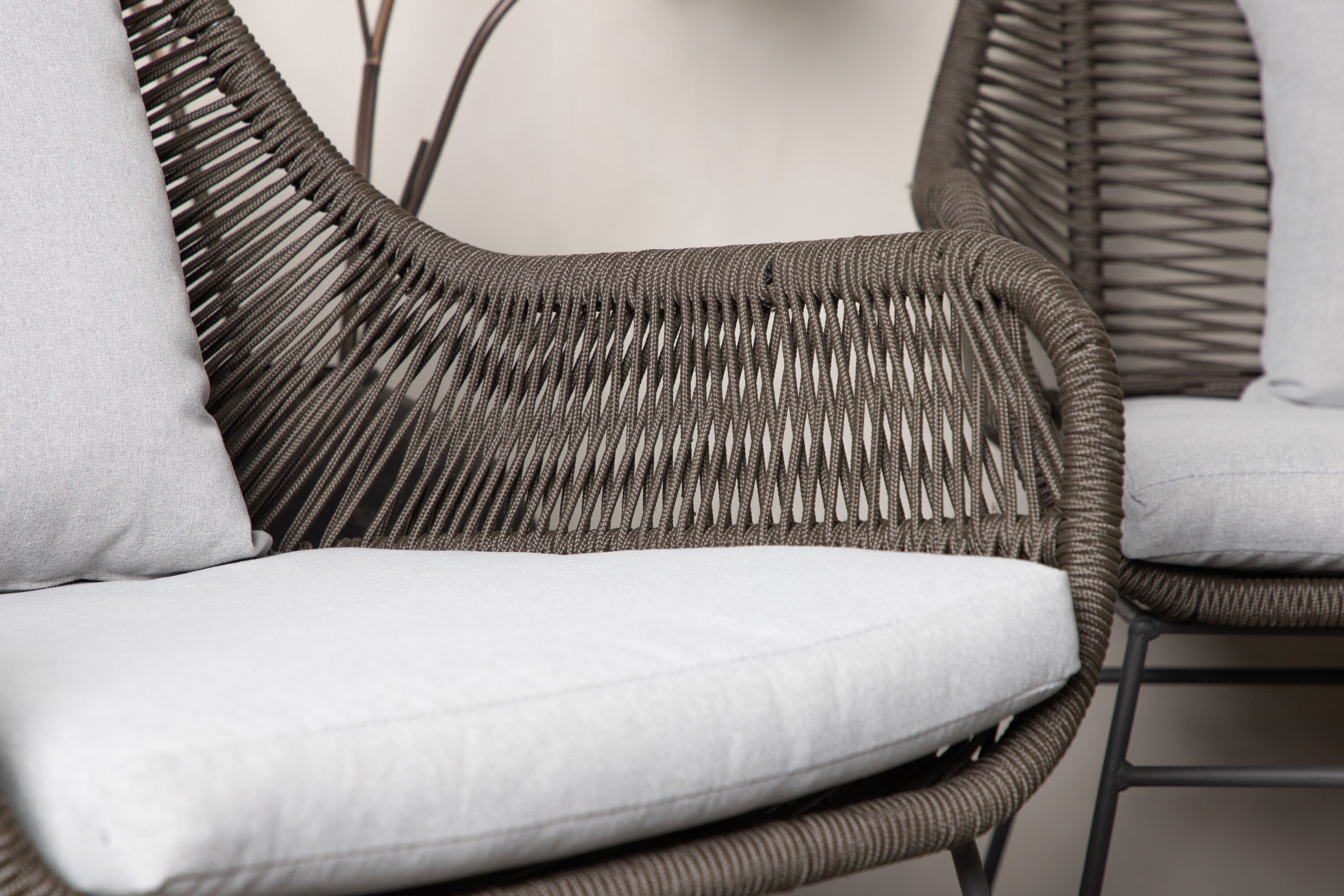 Loungeset Davao aus Metall - Grau-Loungesets-Venture Home-le canapé