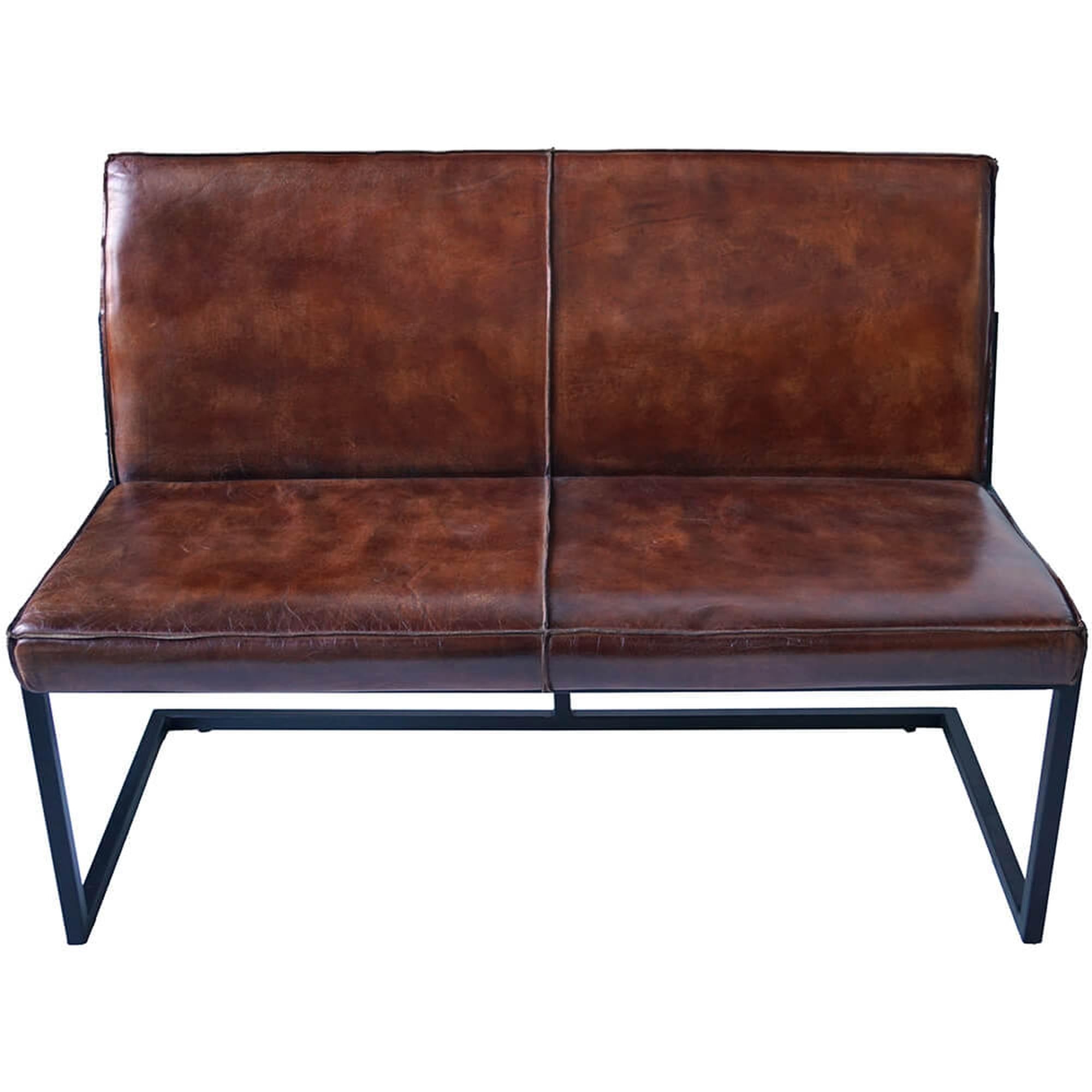 Loungesofa Helen aus Leder - Braun5740002223995Bänke