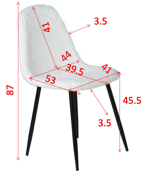2er-Set Esszimmerstühle Polar - Schwarz - Venture Home - le canapé