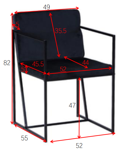2er-Set Esszimmerstühle Richmond - Schwarz - Venture Home - le canapé