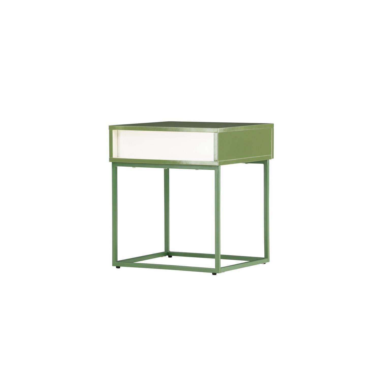 Nachttisch Bakal aus Metall - Grün-Nachttische-Venture Home-le canapé