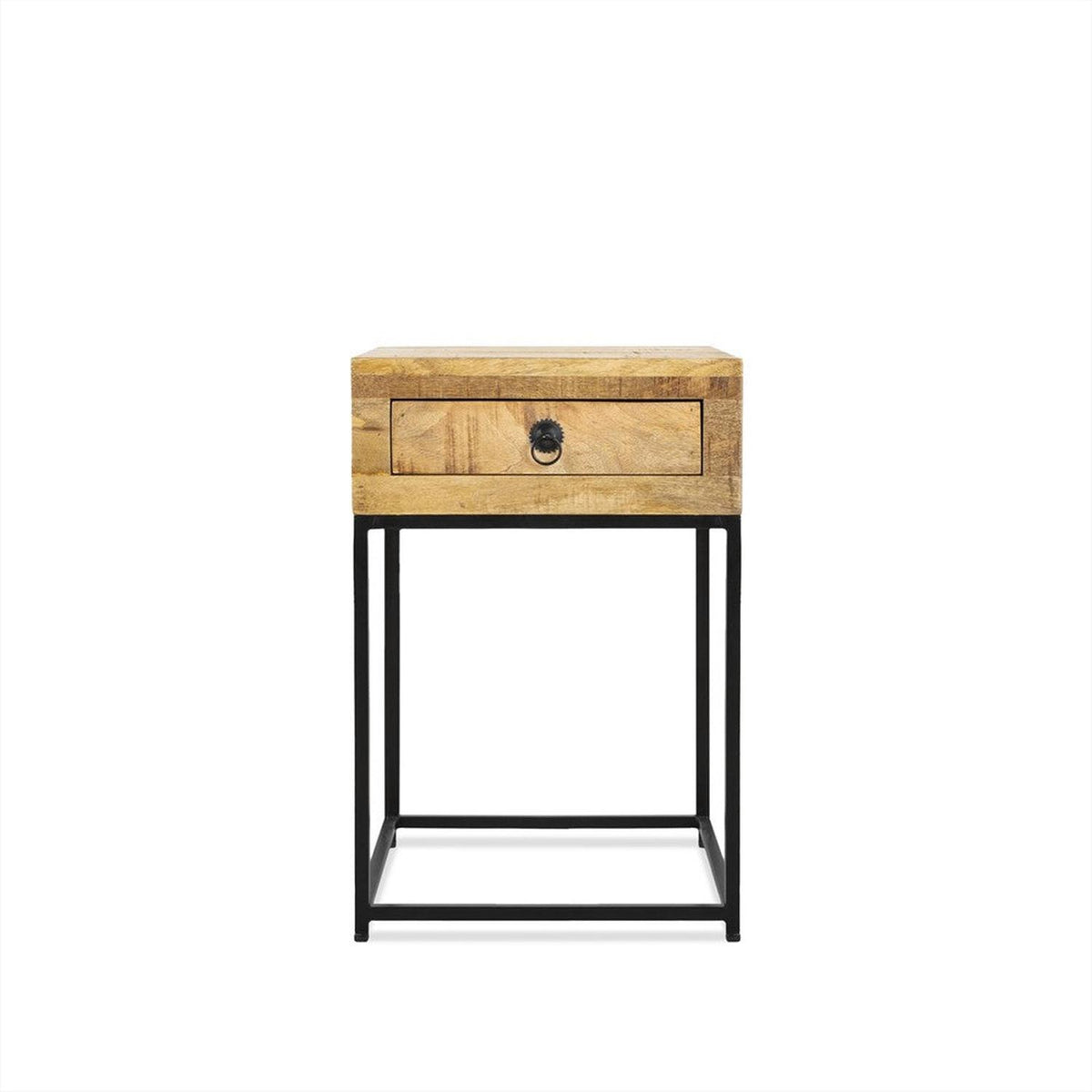 Nachttisch Fred 60cm aus Massivholz - Braun-Nachttische-Benoa-le canapé