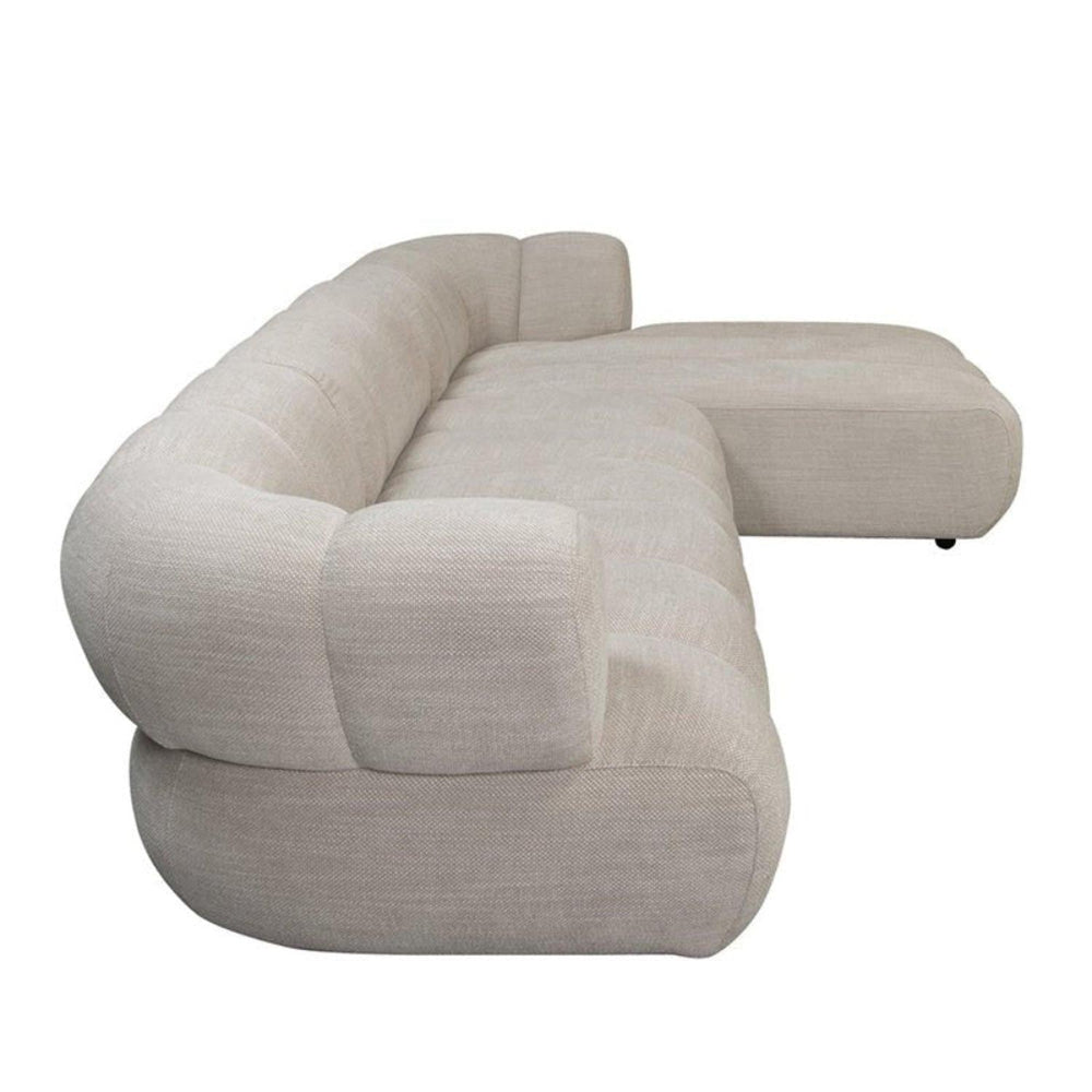 New York 4 - Sitzer - Sofa - Longchair rechts - Beige8719172859522Ecksofa