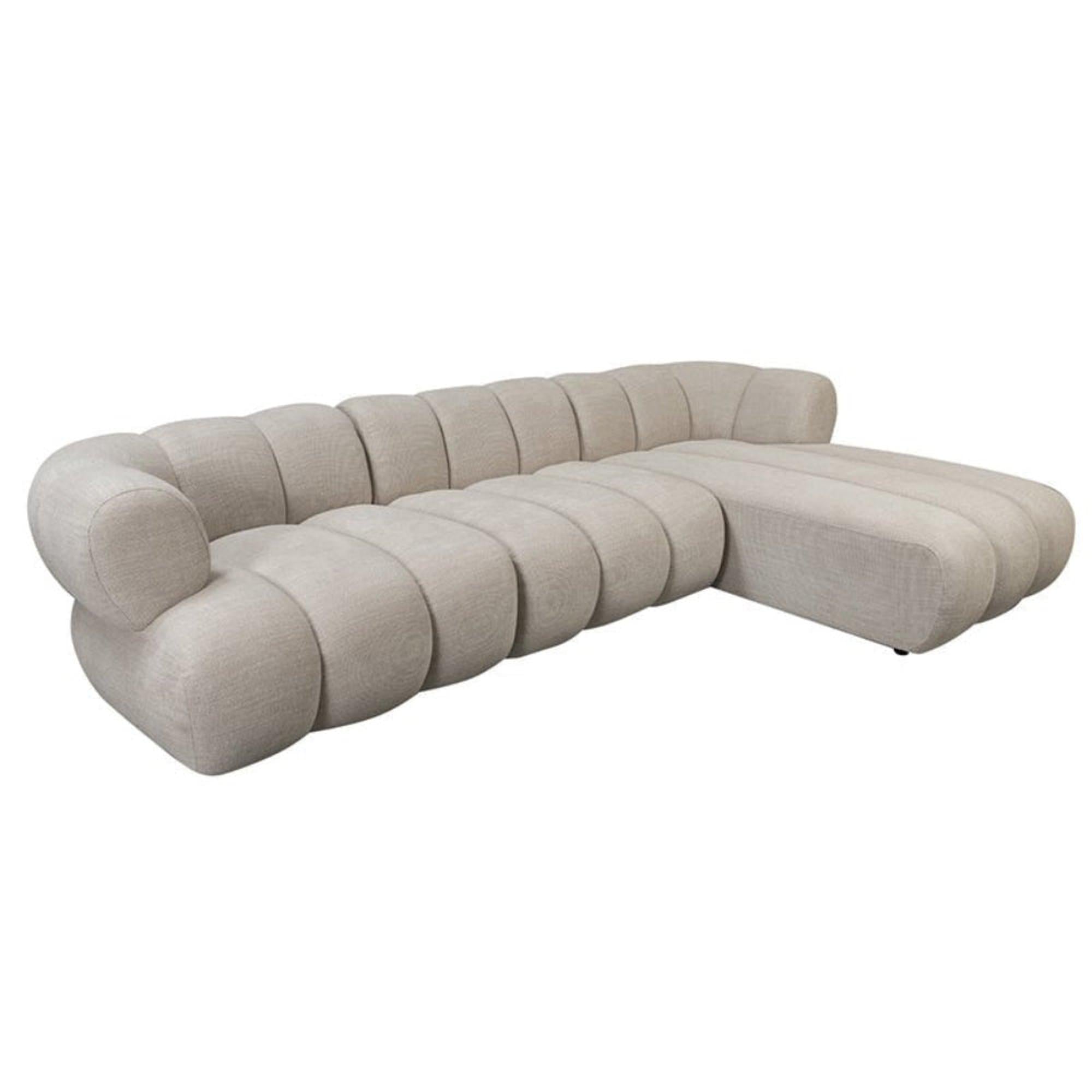 New York 4 - Sitzer - Sofa - Longchair rechts - Beige8719172859522Ecksofa