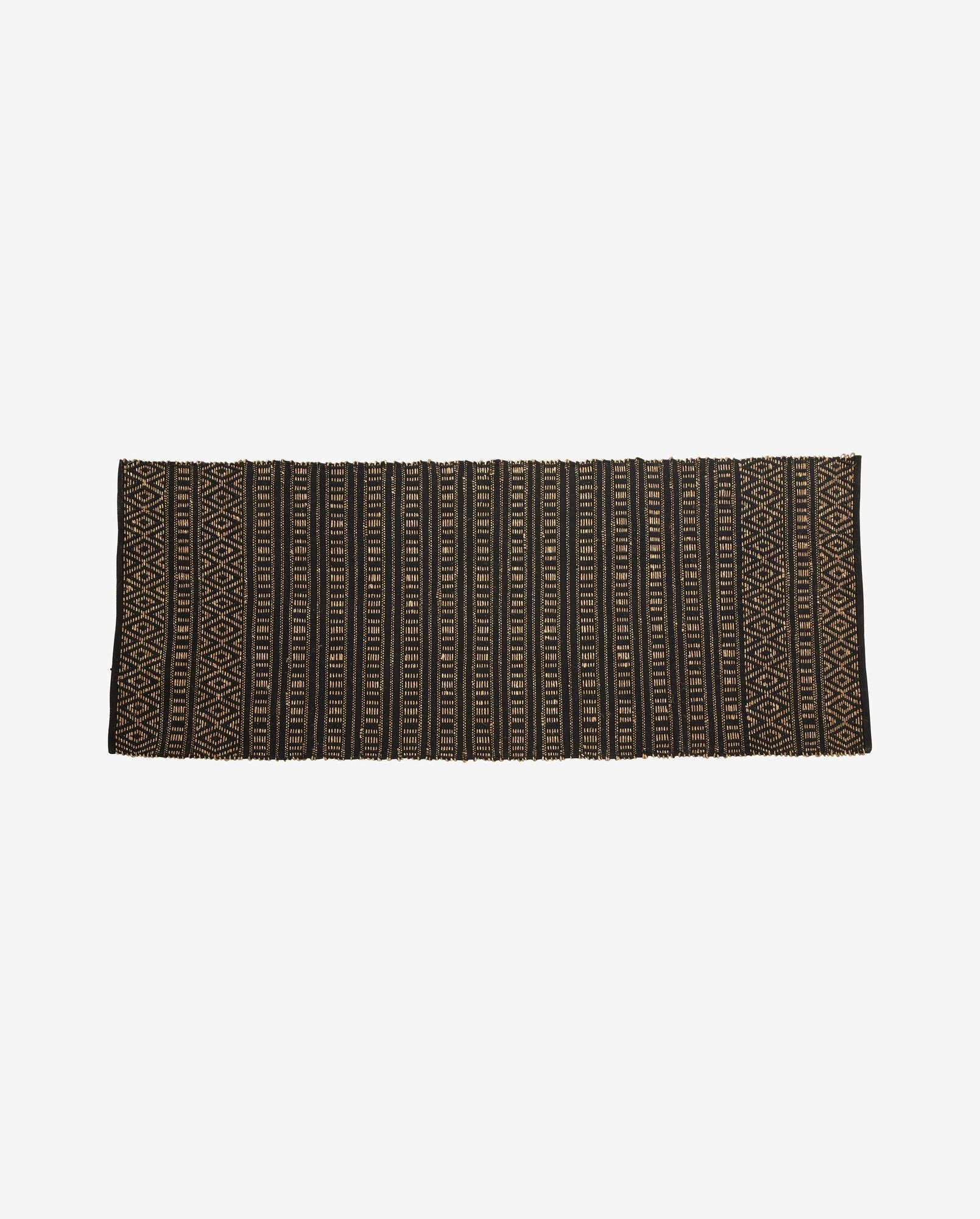 Teppich FARAH 250*100cm - Schwarz / NaturfarbenTeppich