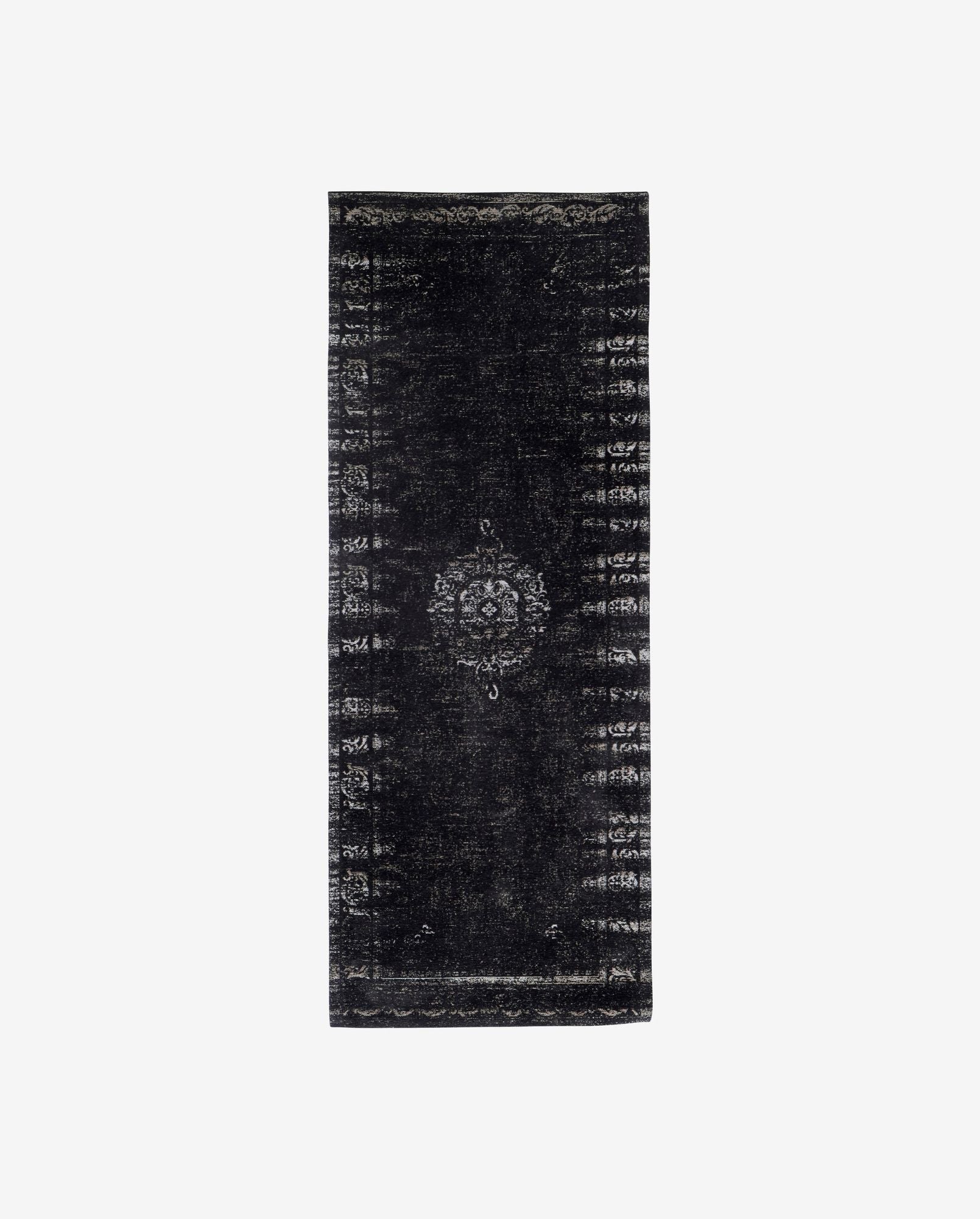 GRAND Webteppich 75*200cm - dunkelgrau/schwarzTeppich
