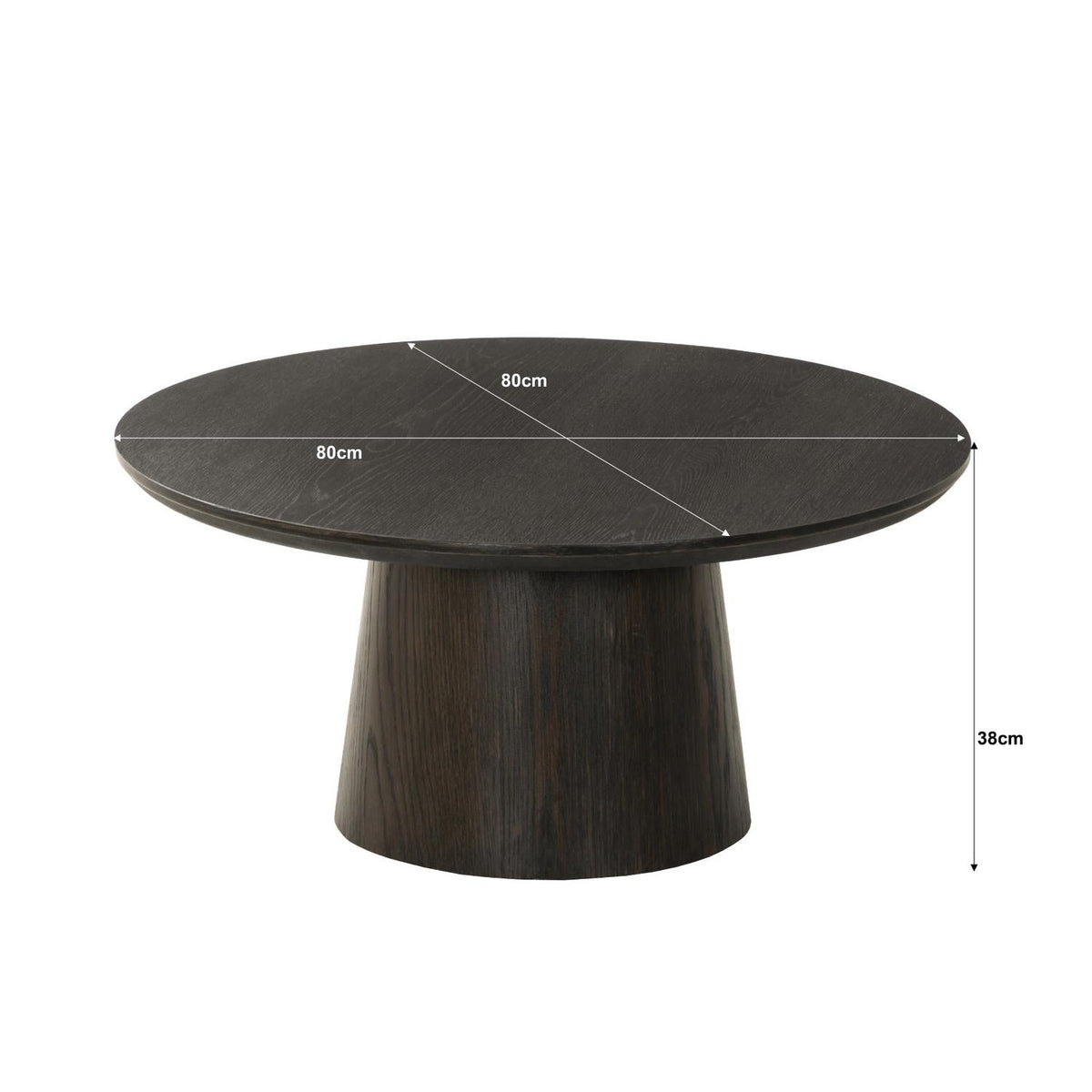 Novero Espresso 80 cm-Livingfurn-le canapé