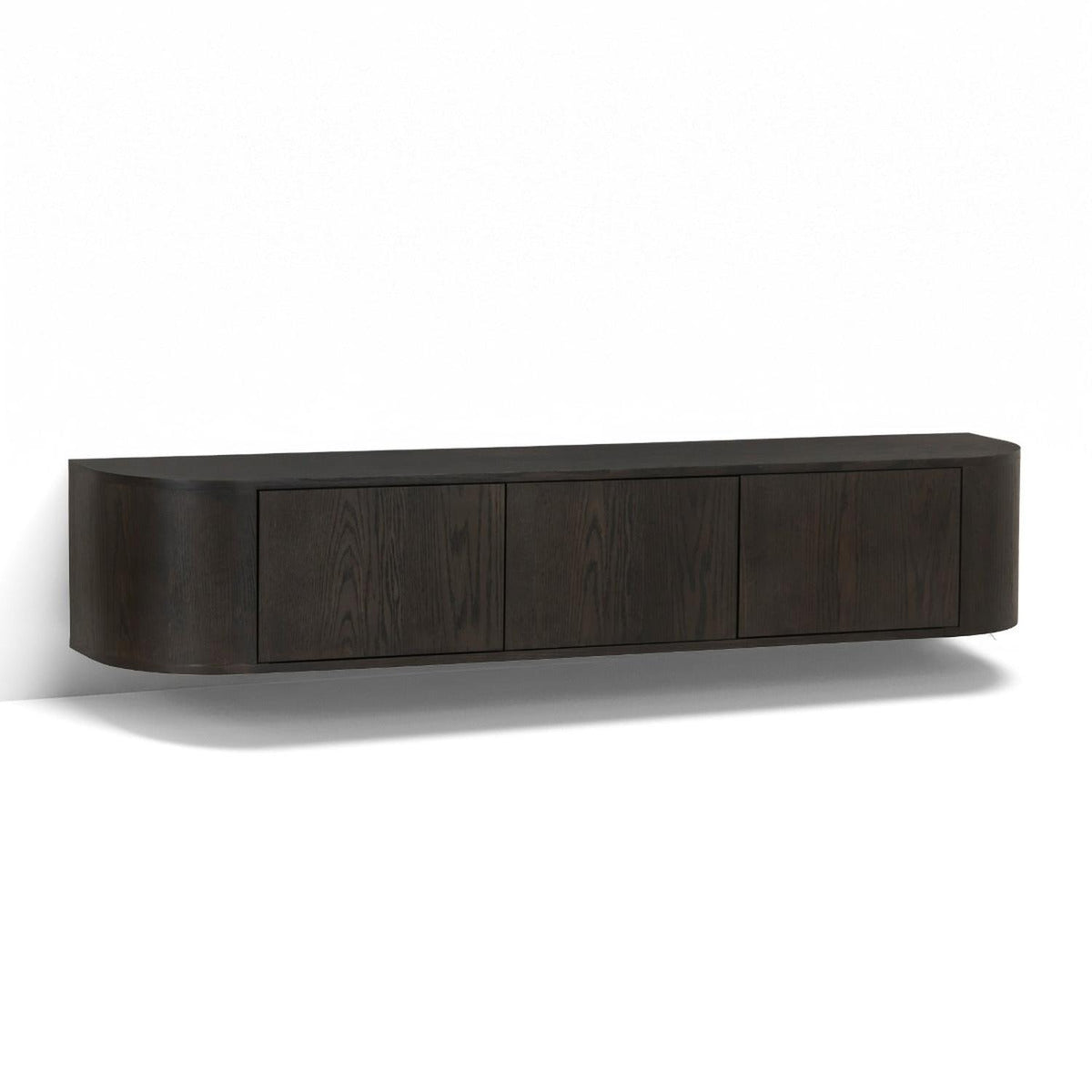 Novero Espresso schwebend 180 cm-Livingfurn-le canapé