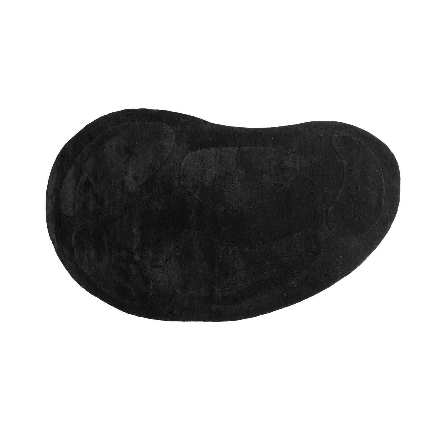 Ovaler Teppich Enard 290*175cm - Schwarz-Teppiche-Venture Home-le canapé