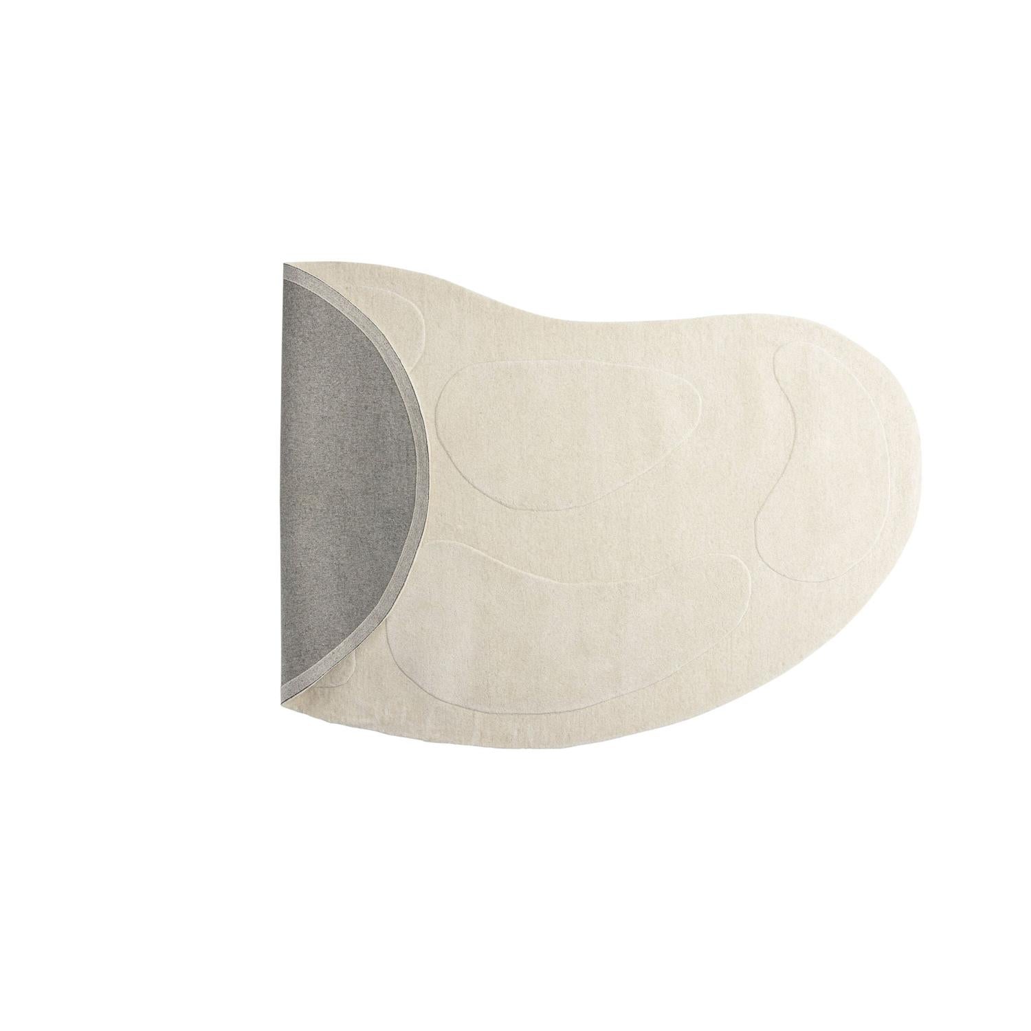 Ovaler Teppich Enard 290*175cm - Weiß-Teppiche-Venture Home-le canapé