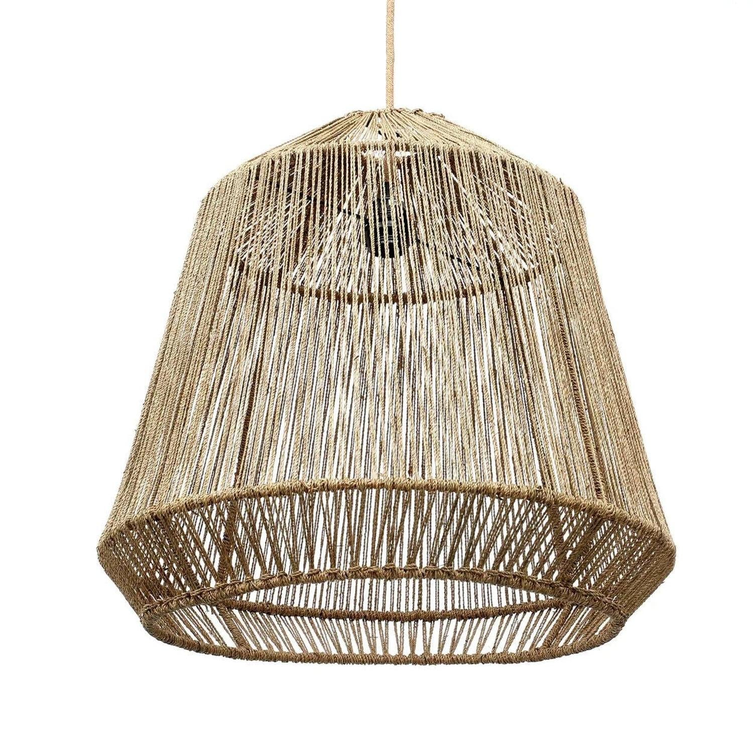 Pendelleuchte Conic (Lampenschirm) - Natur-Lampenschirm-Bazar Bizar-le canapé