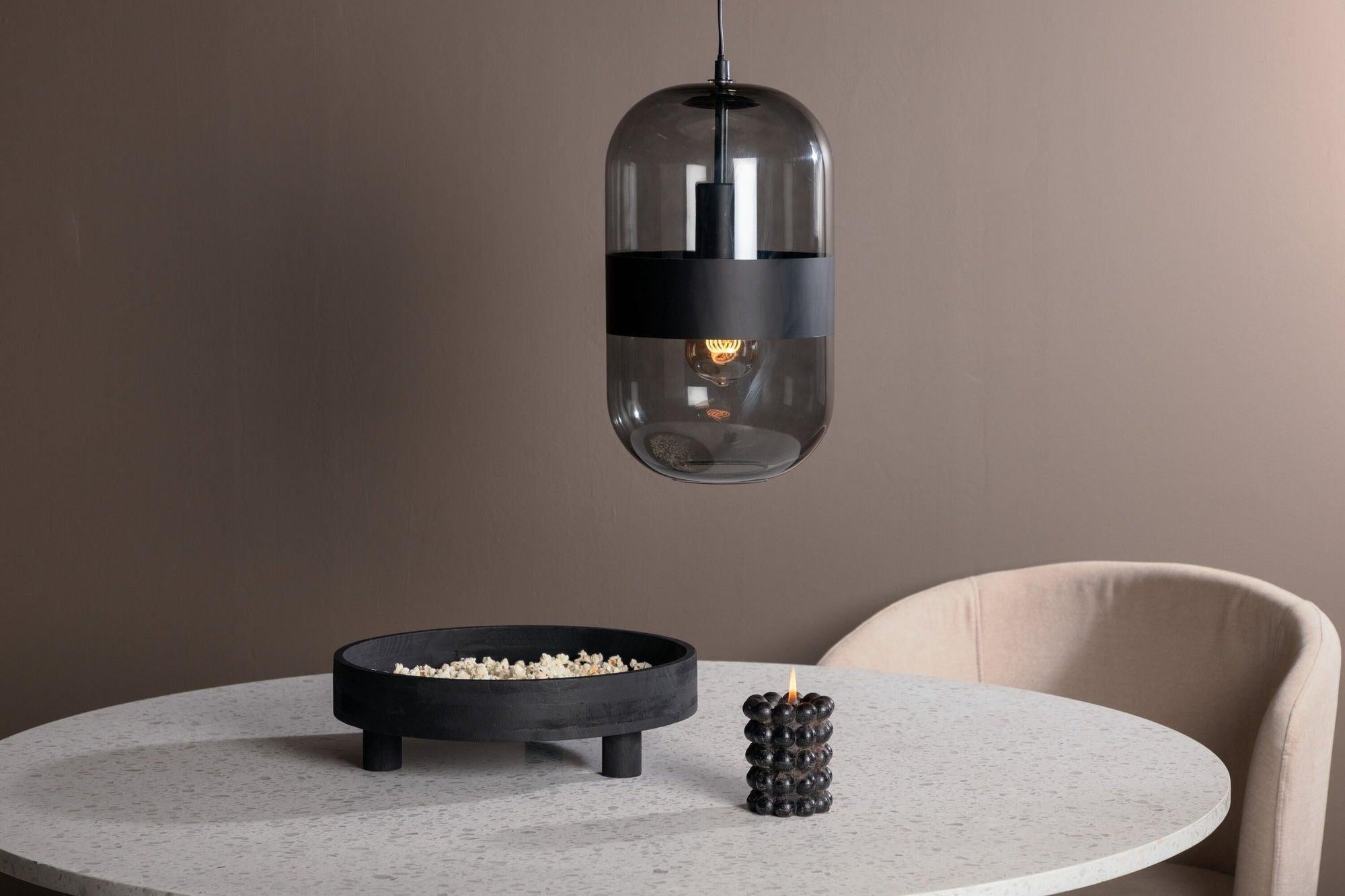 Pendelleuchte Dropp - Schwarz Rauchglas-Pendelleuchten-Venture Home-le canapé