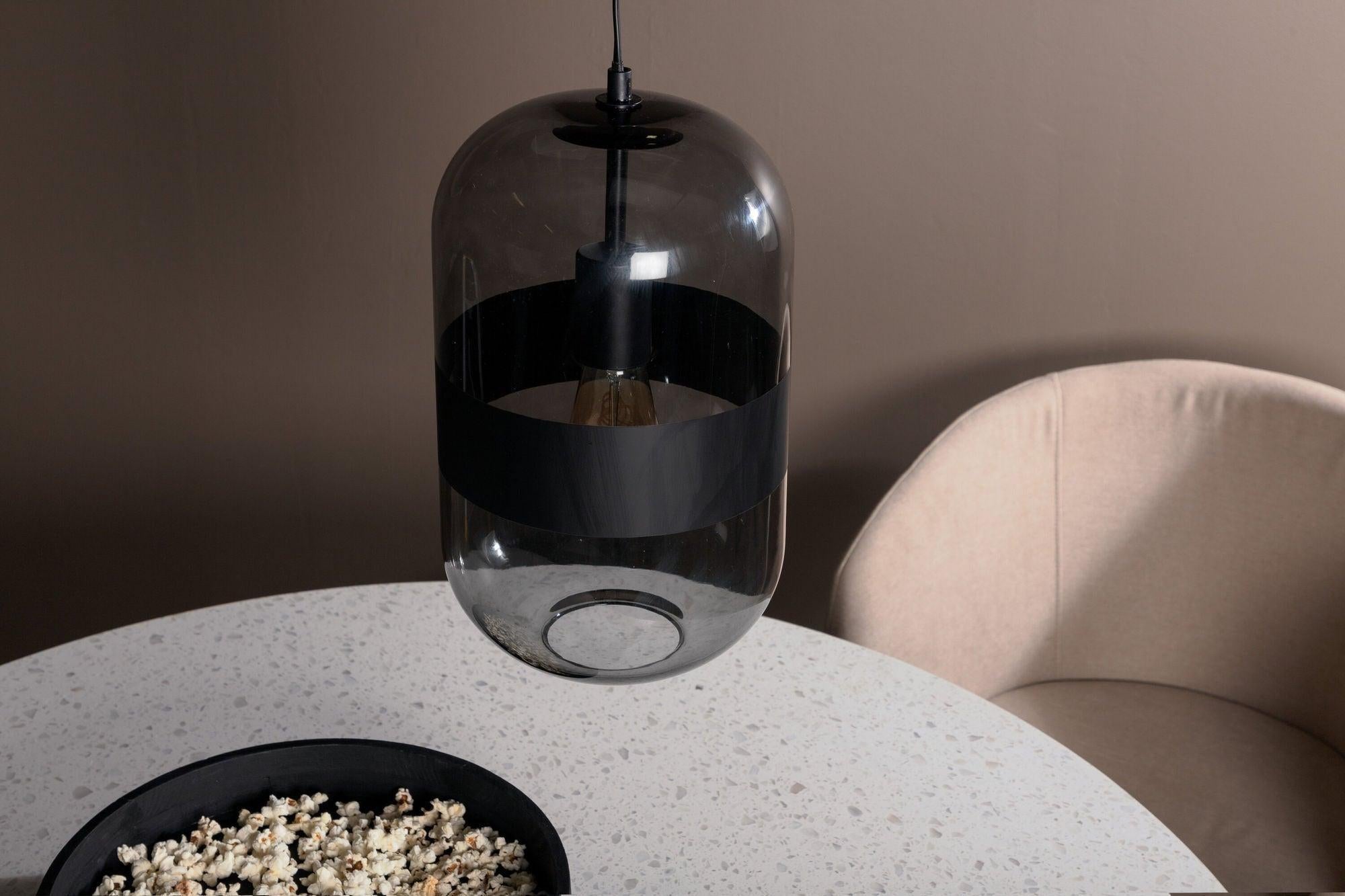 Pendelleuchte Dropp - Schwarz Rauchglas-Pendelleuchten-Venture Home-le canapé