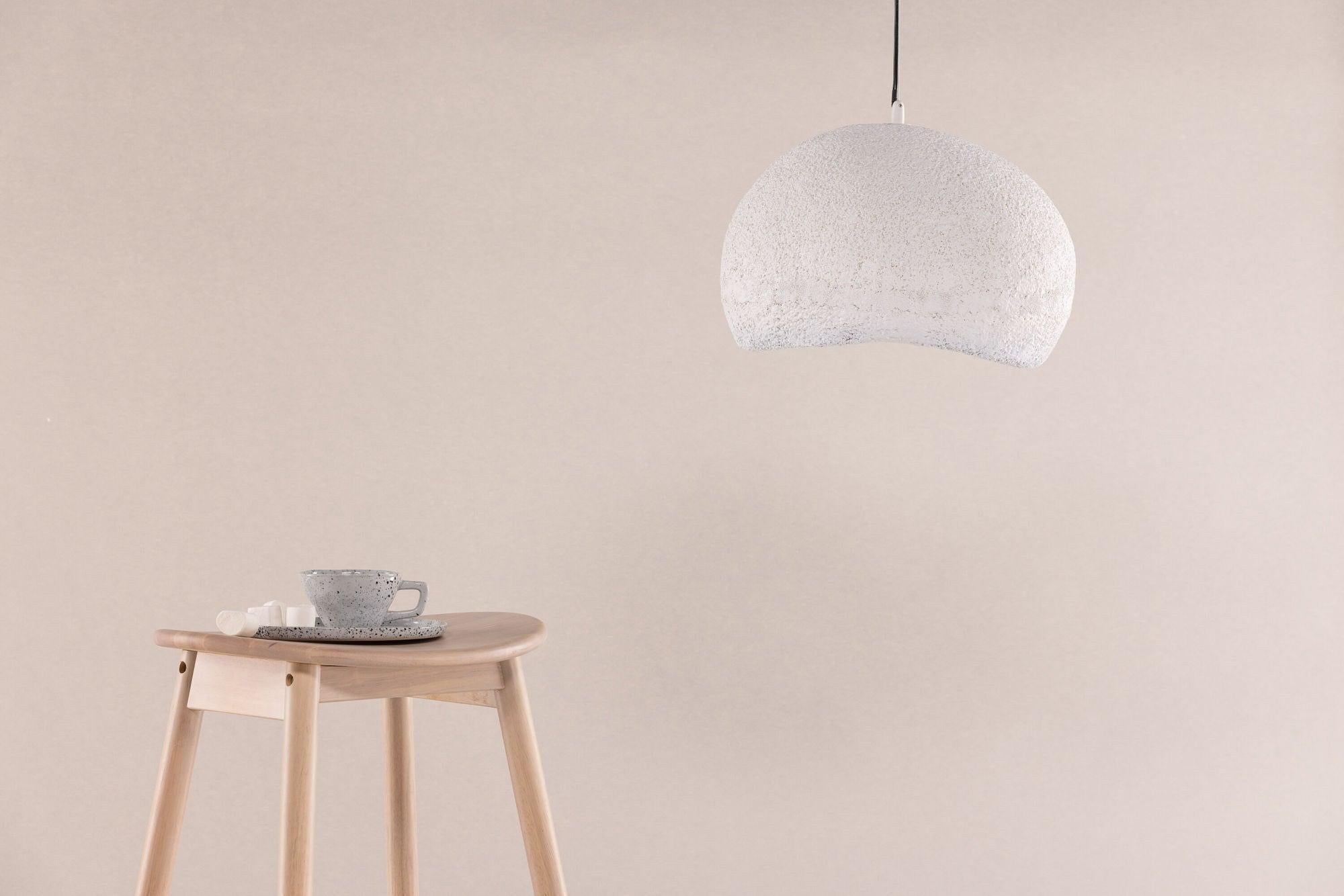 Pendelleuchte Gilltorp in Stein Optik - Weiß-Pendelleuchten-Vind-le canapé