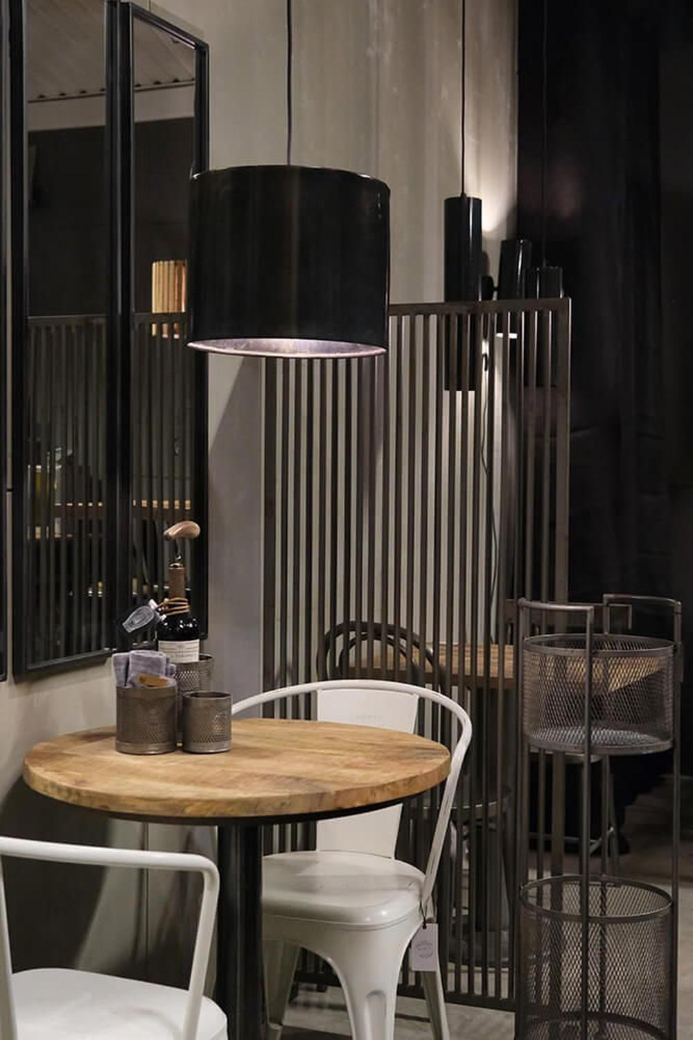 Pendelleuchte Jonah (L) - Dunkelblaumarmoriert-Pendelleuchten-Trademark Living-le canapé