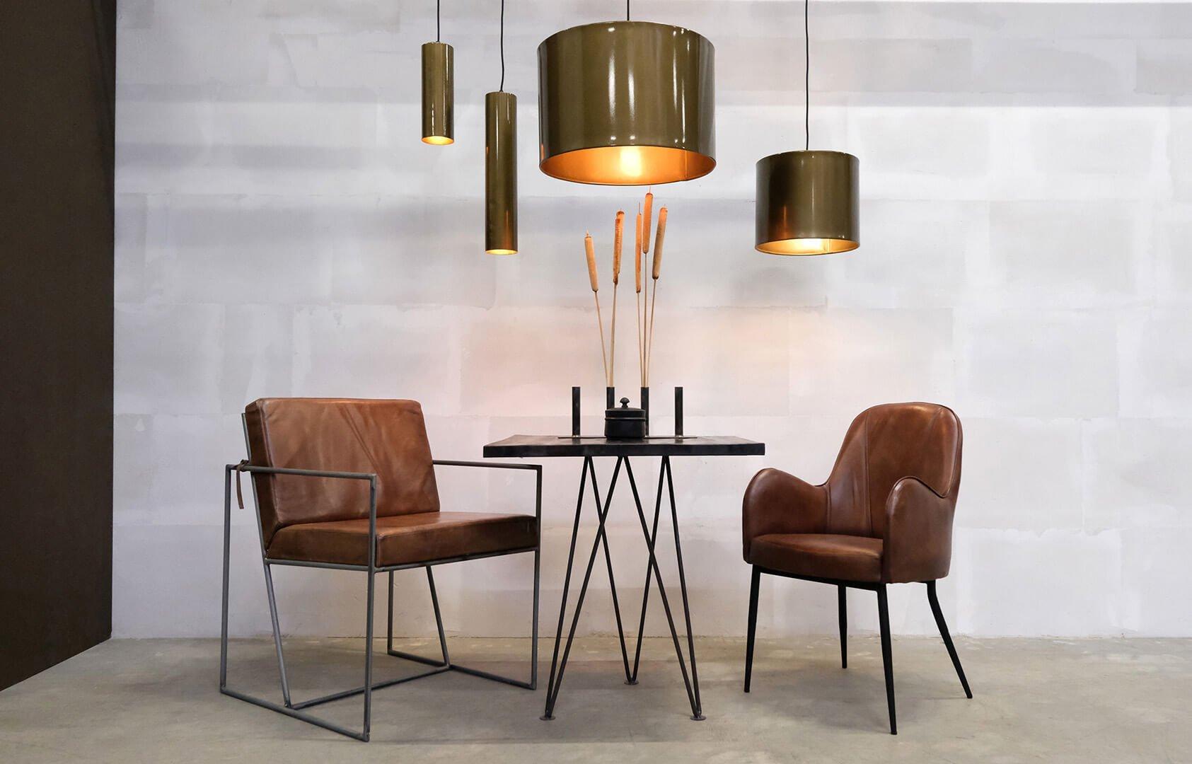 Pendelleuchte Jonah (S) - Antikmessing-Pendelleuchten-Trademark Living-le canapé