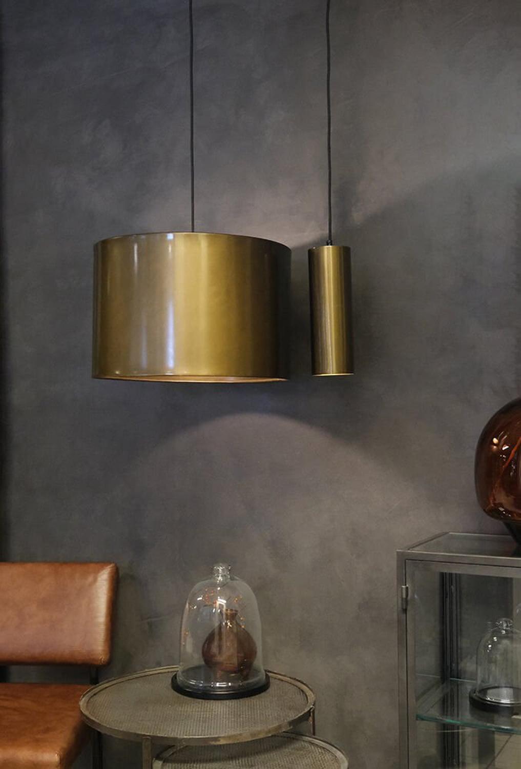 Pendelleuchte Jonah (S) - Antikmessing-Pendelleuchten-Trademark Living-le canapé