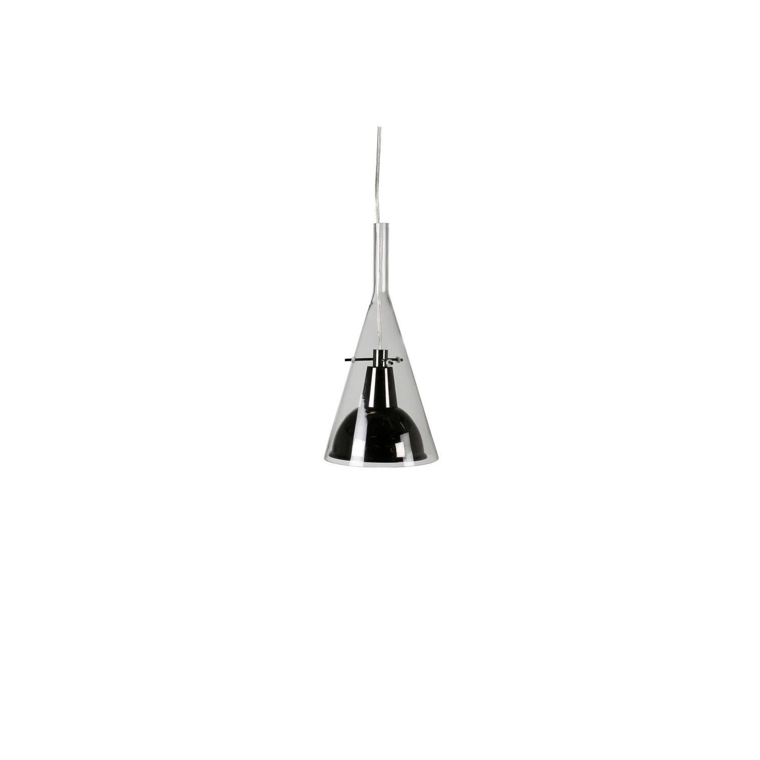 Pendelleuchte Sirius - Schwarzes Aluminium mit GlasPendelleuchte