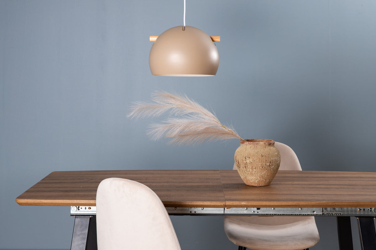 Pendelleuchte Tubbie aus Metall - Beige-Pendelleuchten-Venture Home-le canapé