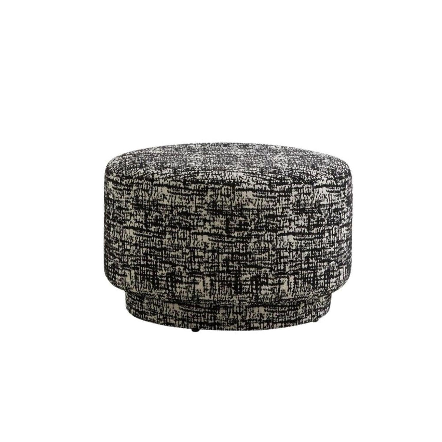 Polsterhocker BOMU - Schwarz/weiß-Nordal A/S-le canapé