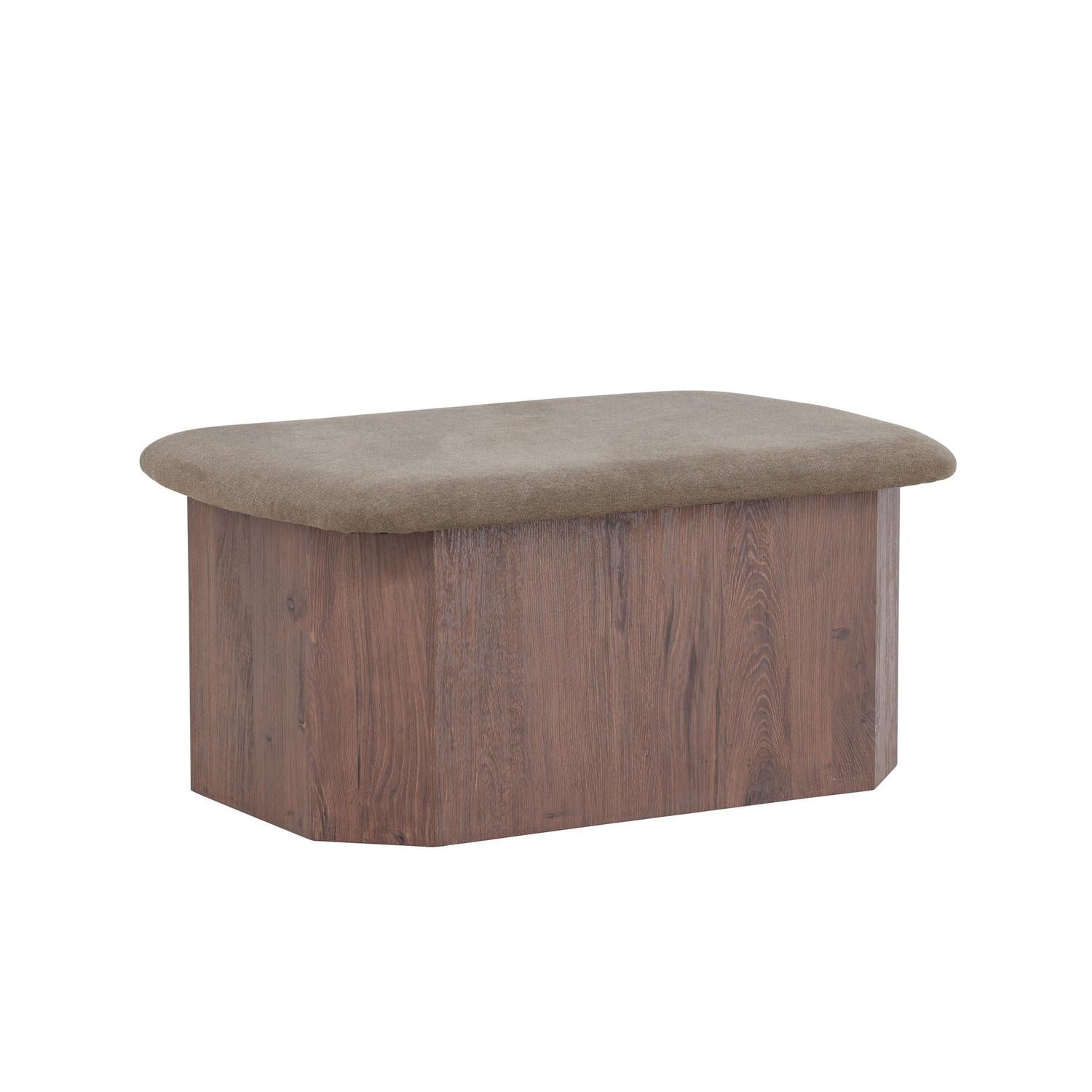 Polsterhocker Todd - Mokka-Polsterhocker-Venture Home-le canapé