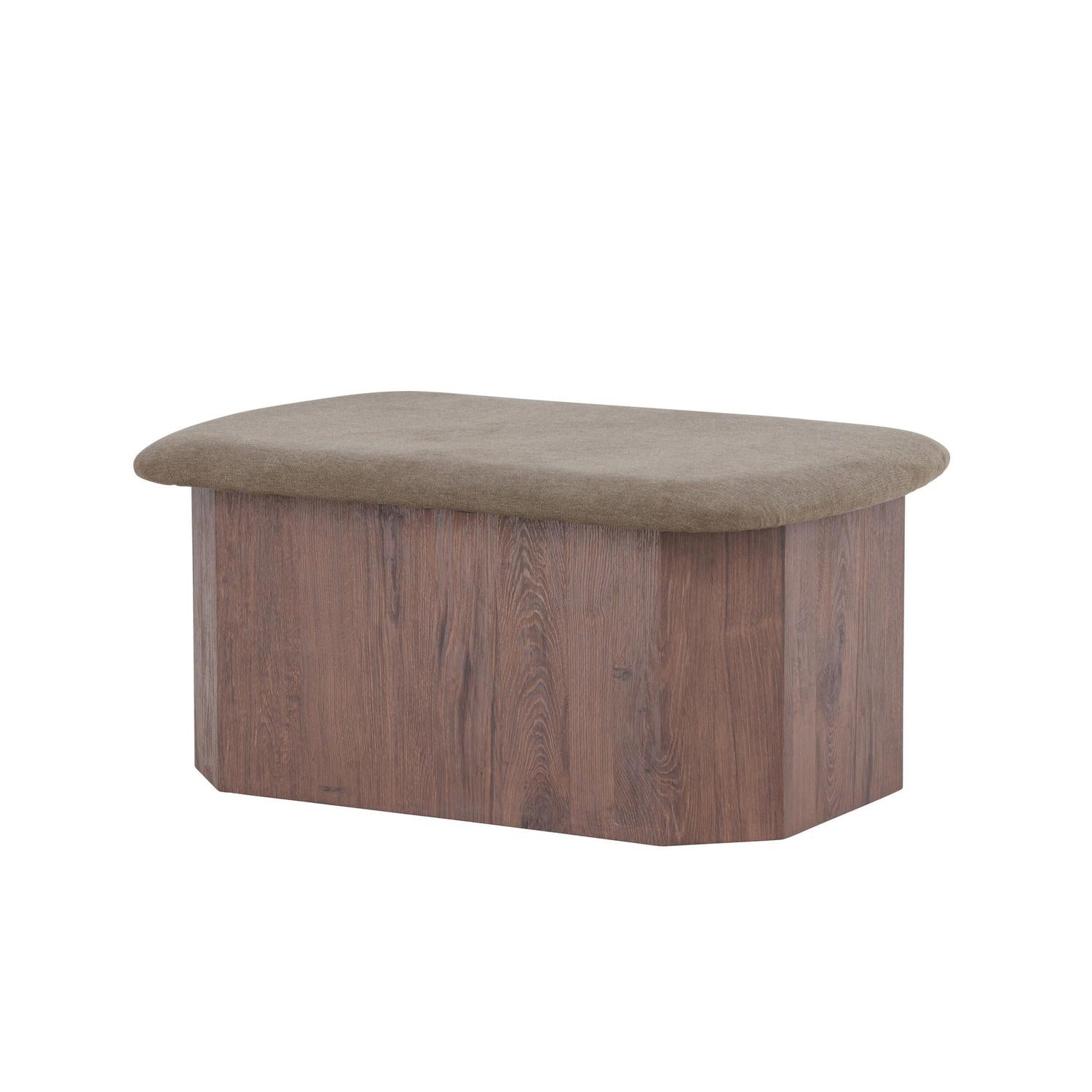 Polsterhocker Todd - Mokka-Polsterhocker-Venture Home-le canapé