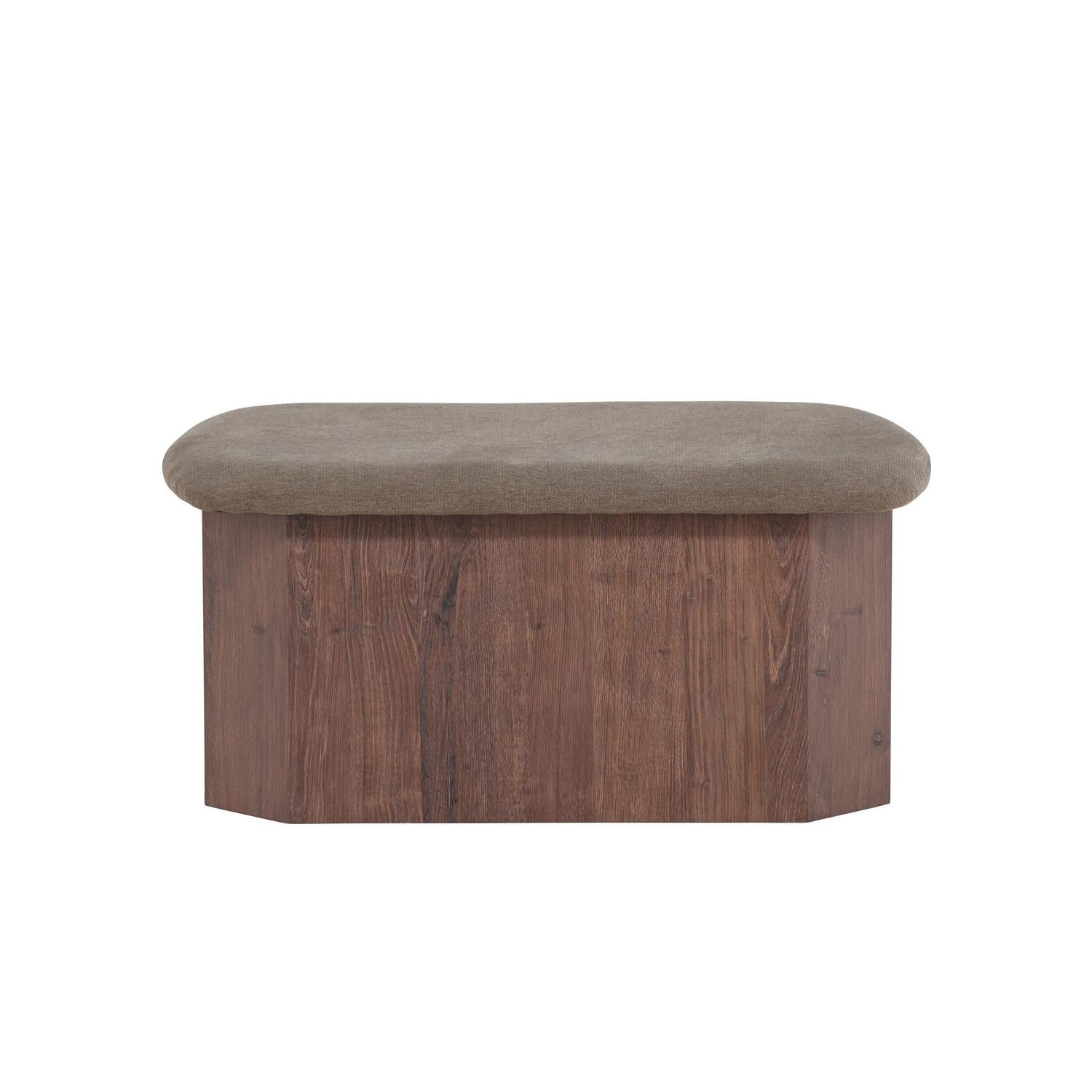 Polsterhocker Todd - Mokka-Polsterhocker-Venture Home-le canapé