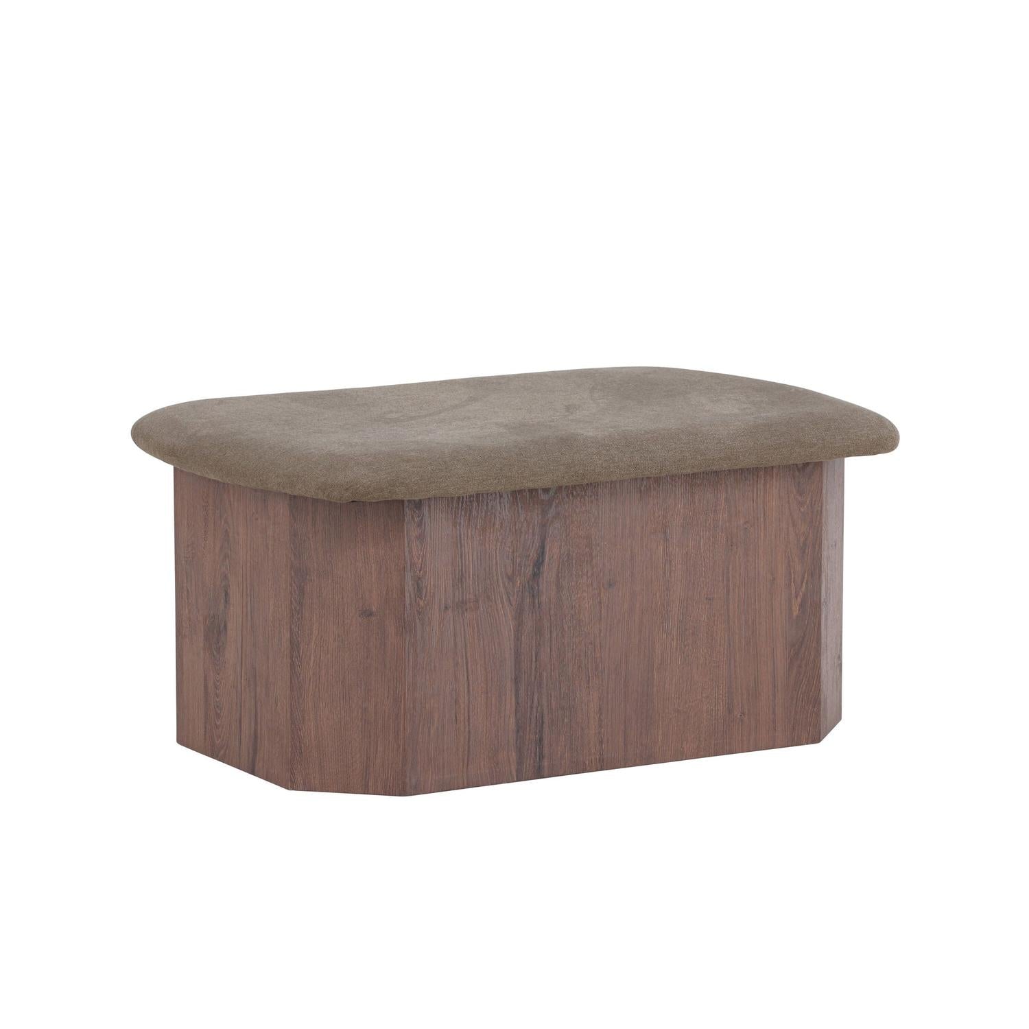 Polsterhocker Todd - Mokka-Polsterhocker-Venture Home-le canapé