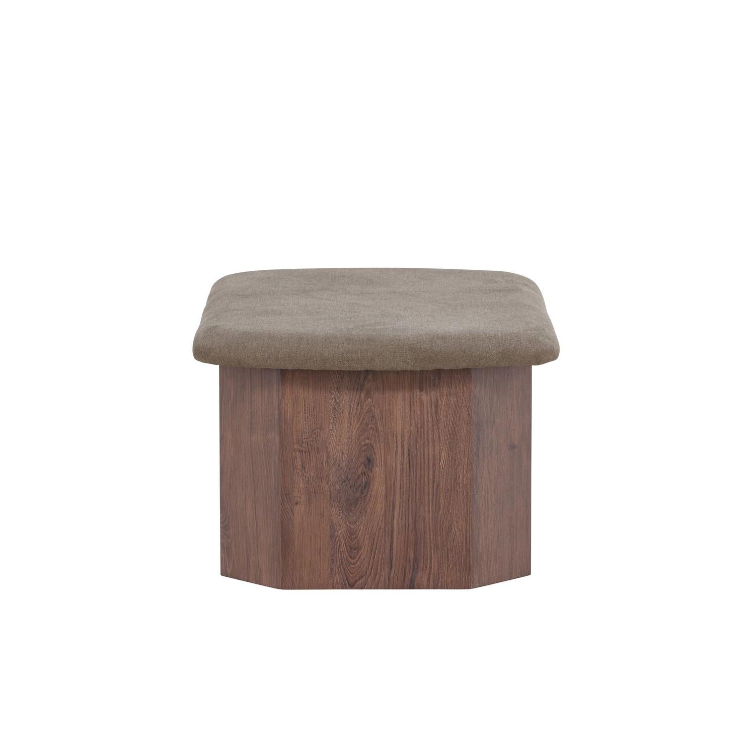 Polsterhocker Todd - Mokka-Polsterhocker-Venture Home-le canapé