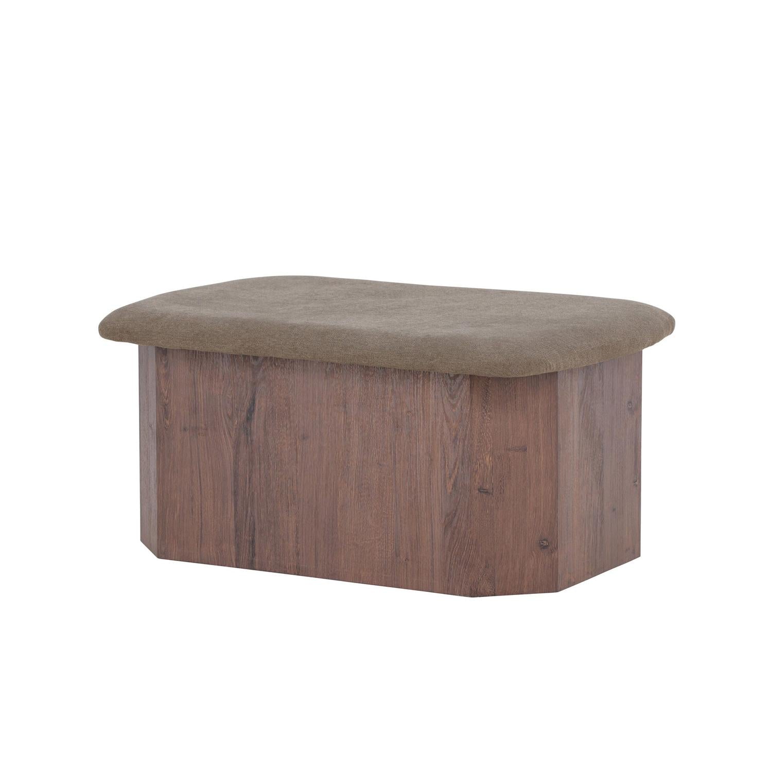 Polsterhocker Todd - Mokka-Polsterhocker-Venture Home-le canapé