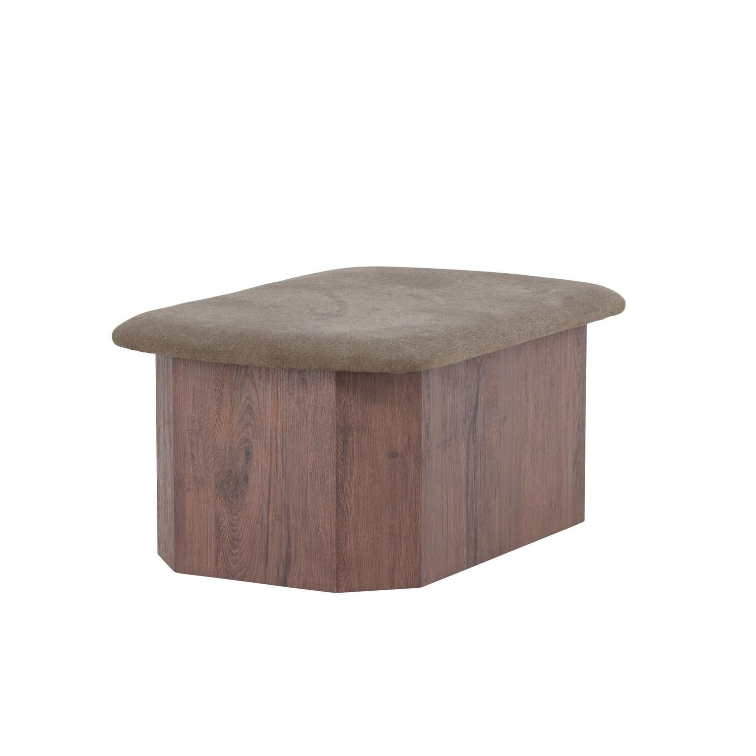 Polsterhocker Todd - Mokka-Polsterhocker-Venture Home-le canapé