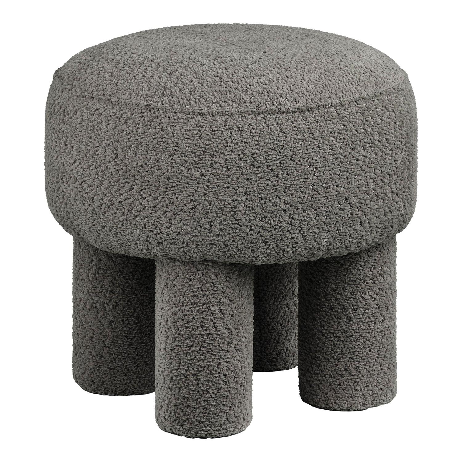 Pouf Canberra Ø43cm - Anthrazit-Poufs-House Nordic-le canapé