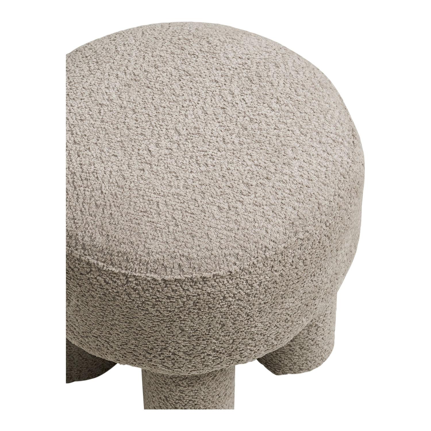 Pouf Canberra Ø43cm - Hellgrau-Poufs-House Nordic-le canapé