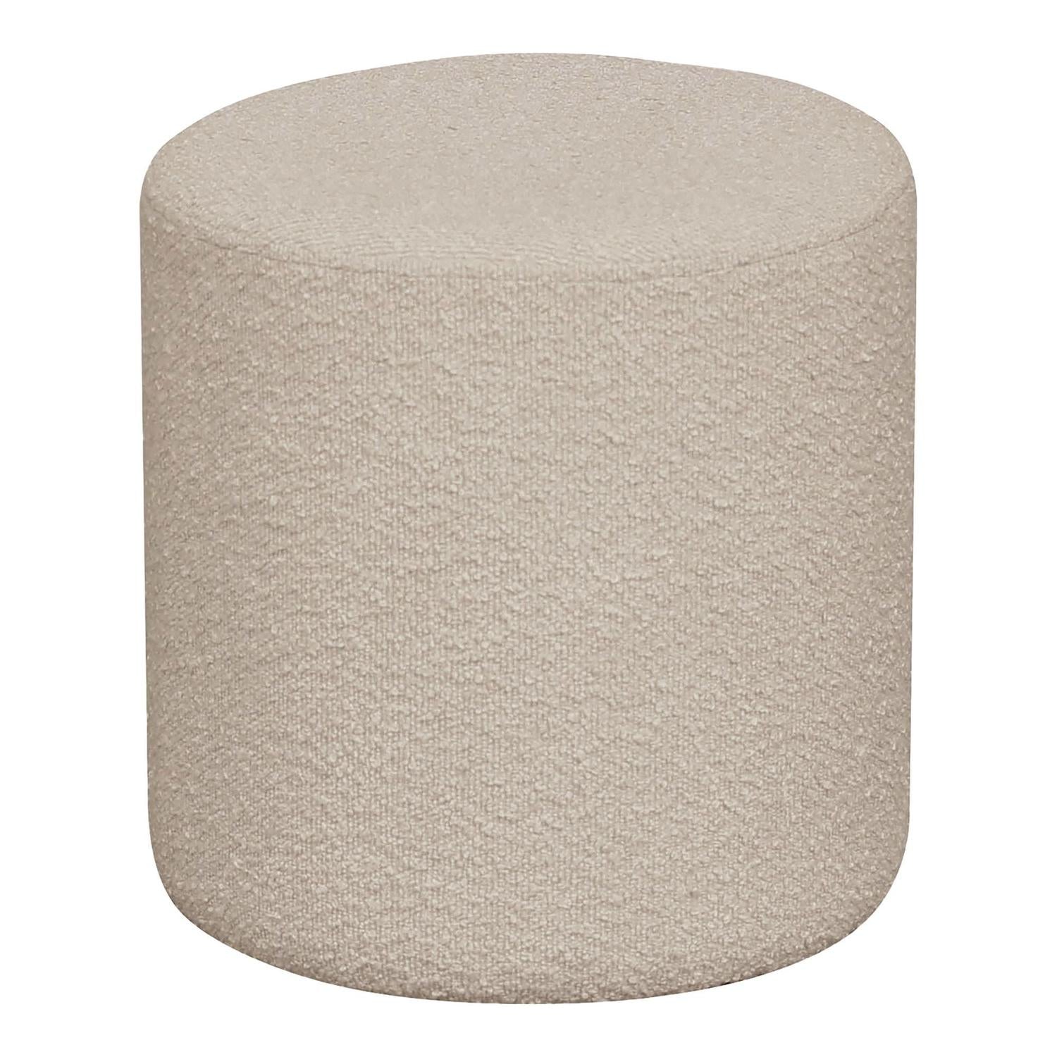 Pouf Ejby aus Teddy-Bouclé - Beige-Pouf-House Nordic-le canapé
