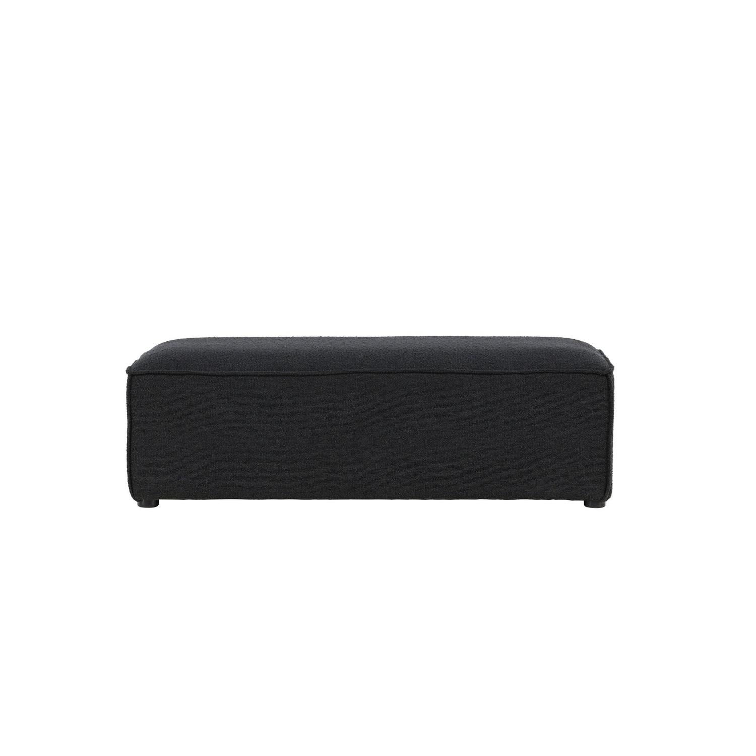 Pouf Gillholmen aus Teddy Bouclé - Schwarz-Poufs-Vind-le canapé