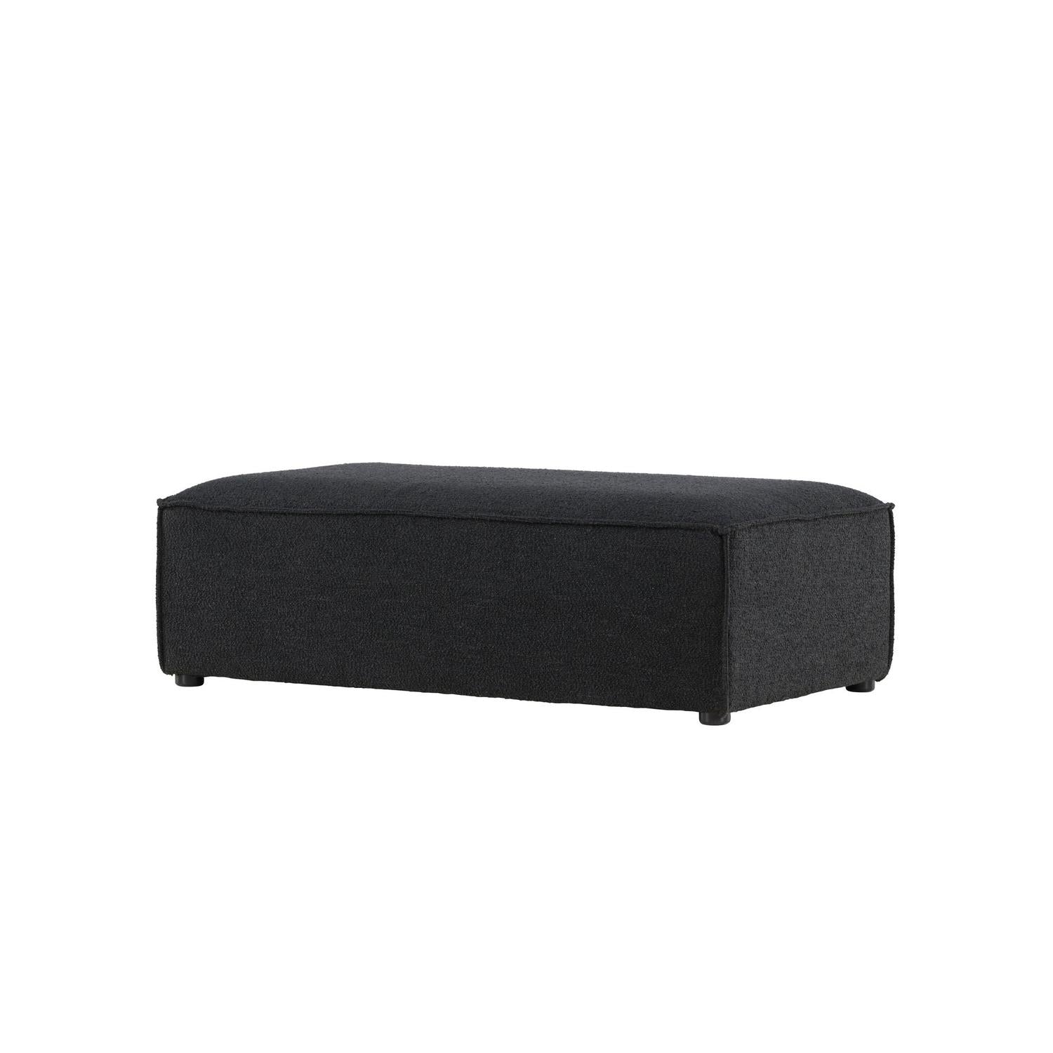 Pouf Gillholmen aus Teddy Bouclé - Schwarz-Poufs-Vind-le canapé