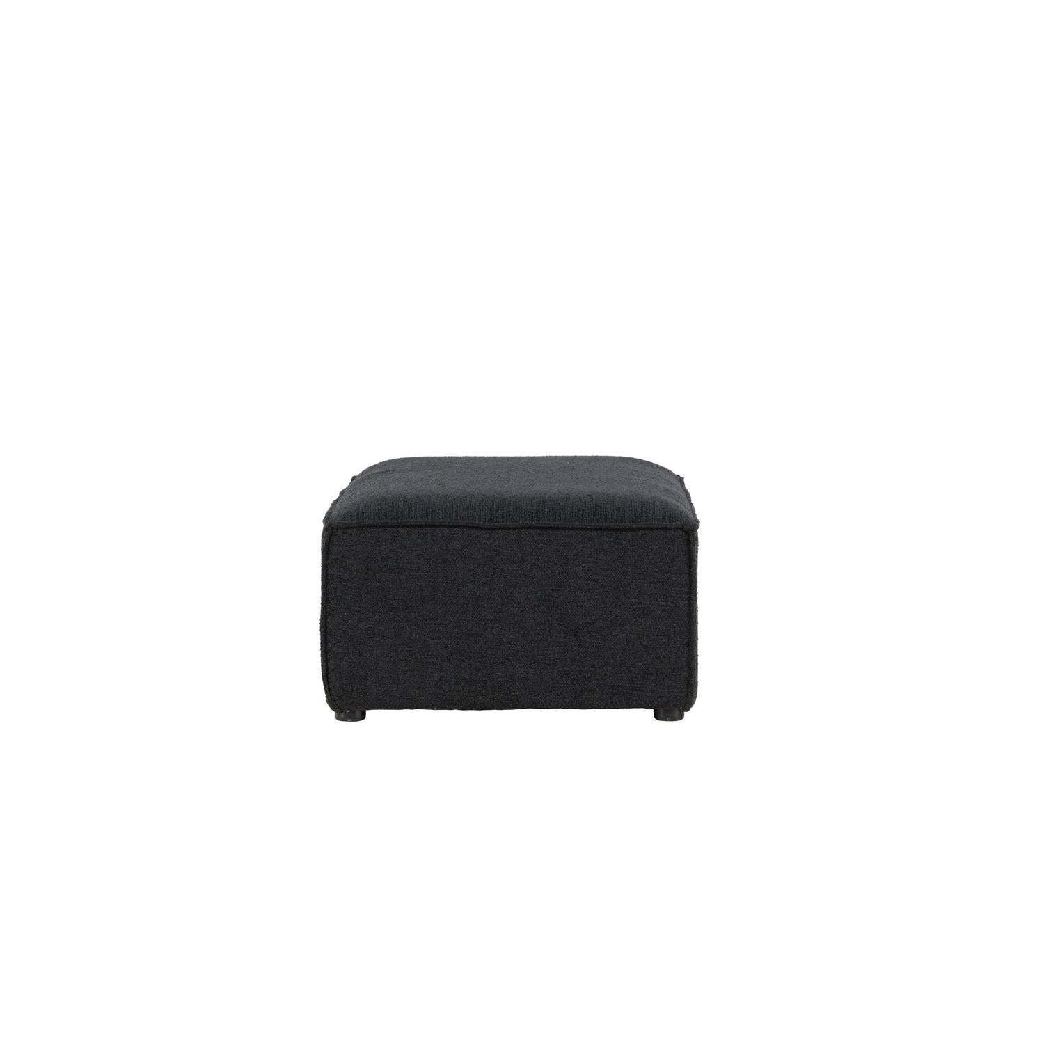Pouf Gillholmen aus Teddy Bouclé - Schwarz-Poufs-Vind-le canapé