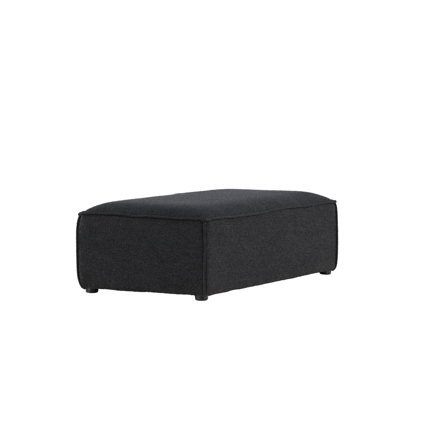 Pouf Gillholmen aus Teddy Bouclé - Schwarz-Poufs-Vind-le canapé